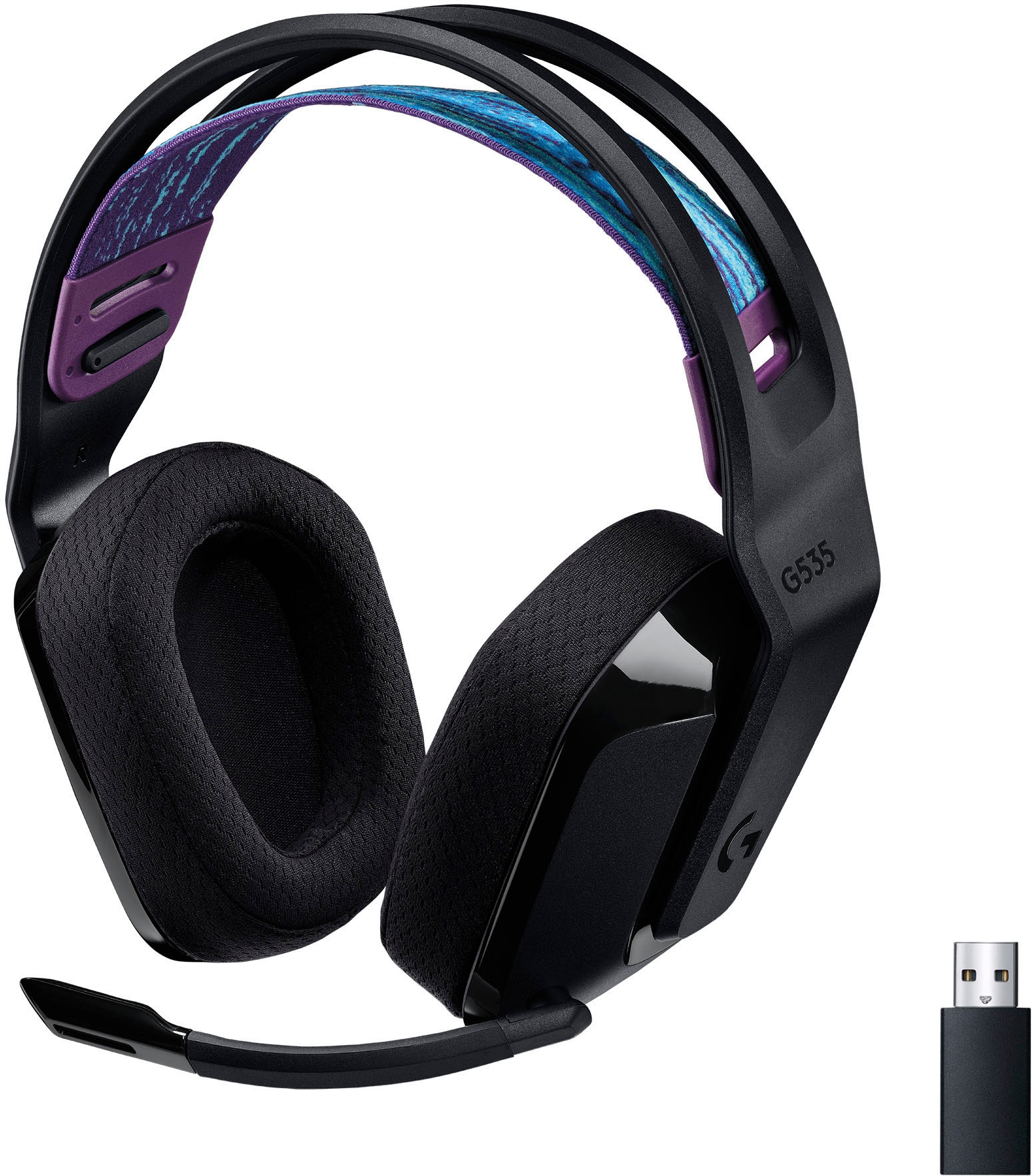 Logitech Gaming-Headset »G535 LIGHTSPEED«, WLAN (WiFi)