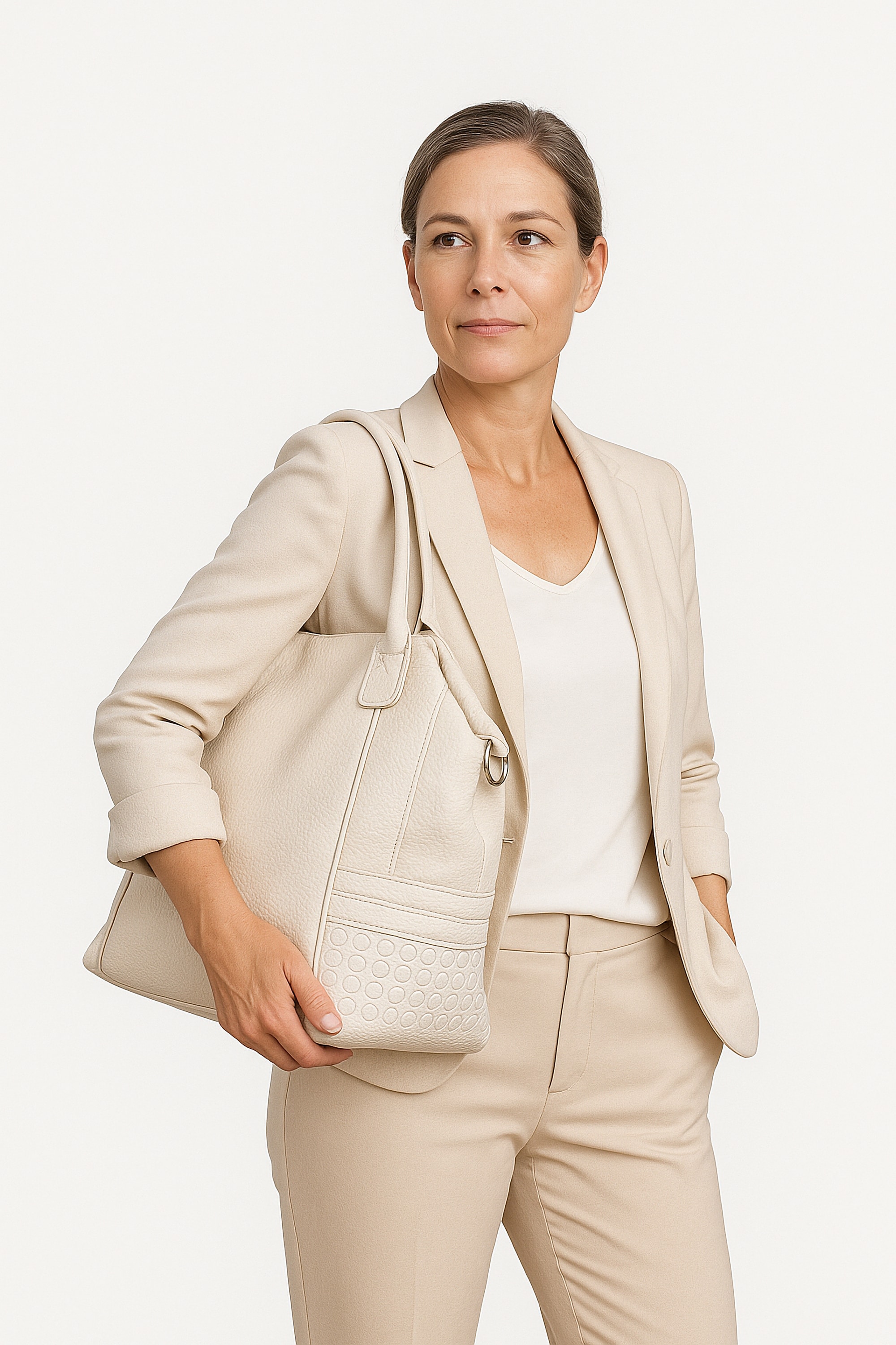 COLLEZIONE ALESSANDRO Schultertasche »Basilico« mit viel Platz und langem Gurt