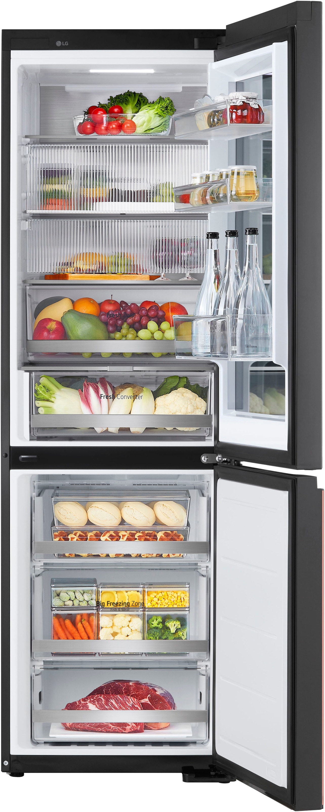 LG Kühl-/Gefrierkombination InstaView® »GBG719MDNN« 187 cm hoch 59,5 cm breit