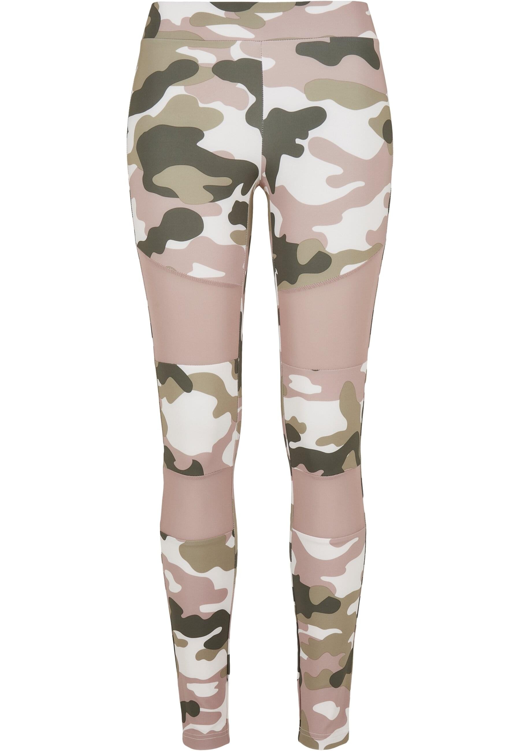 URBAN CLASSICS Leggings "Urban Classics Damen Ladies Camo Tech Mesh Leggings", (1 tlg.)