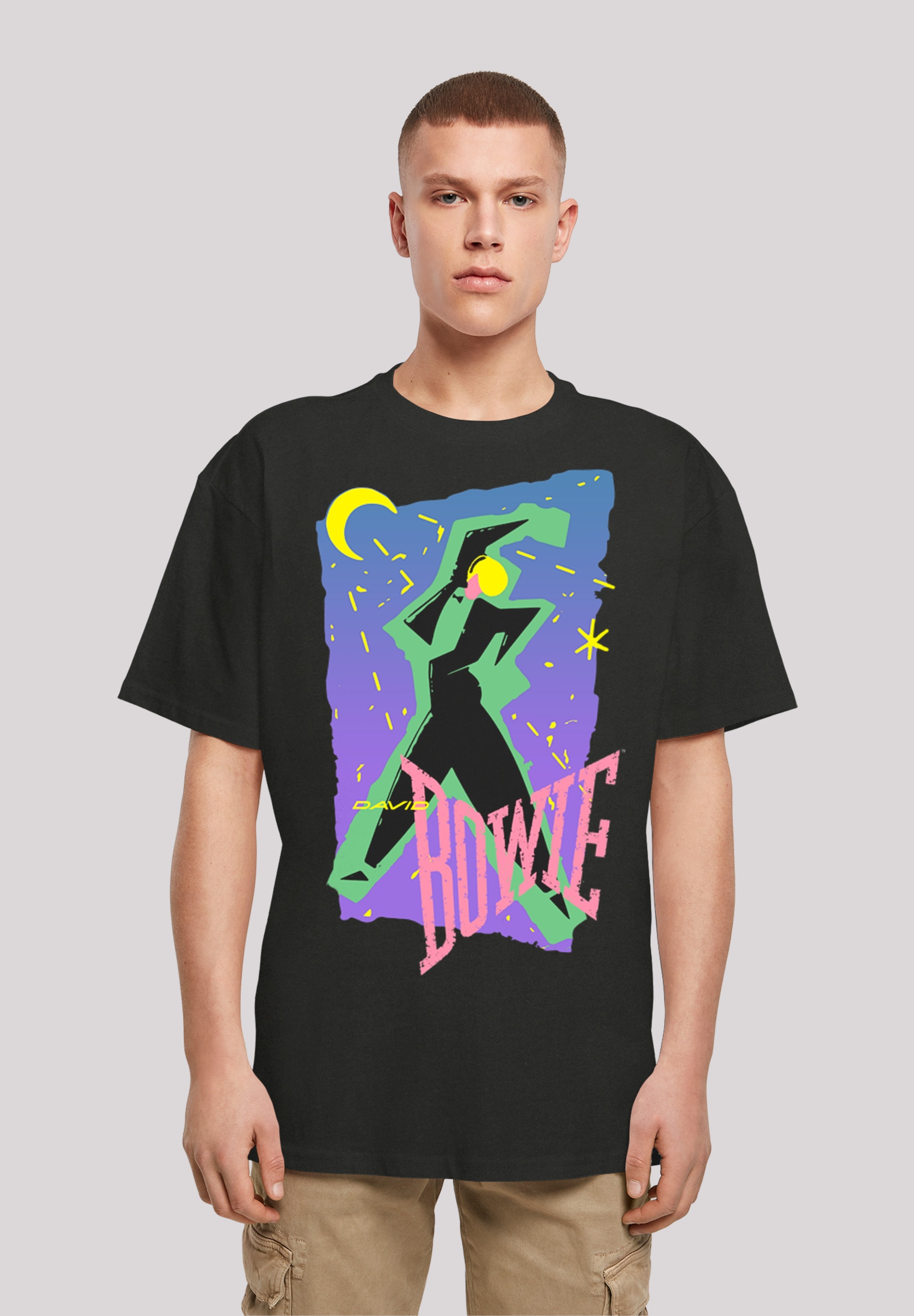 T-Shirt »David Bowie Rock Music Band Moonlight Dance«, Print