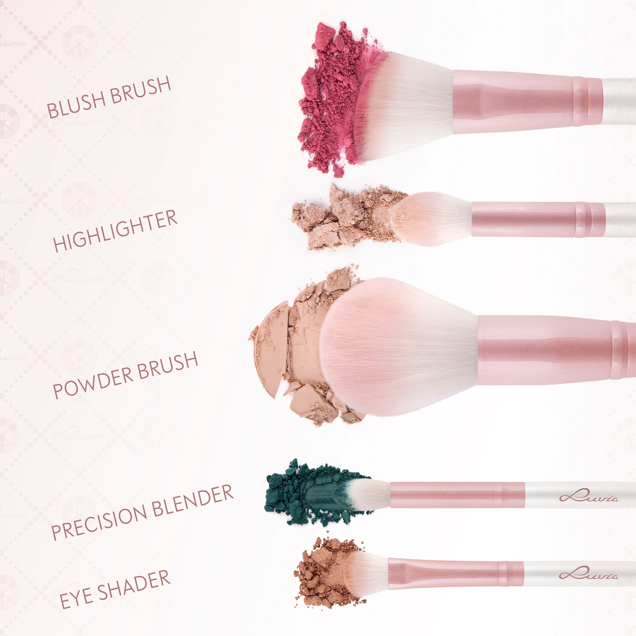 Luvia Cosmetics Kosmetikpinsel-Set »Daily Essentials«, (5 tlg.)