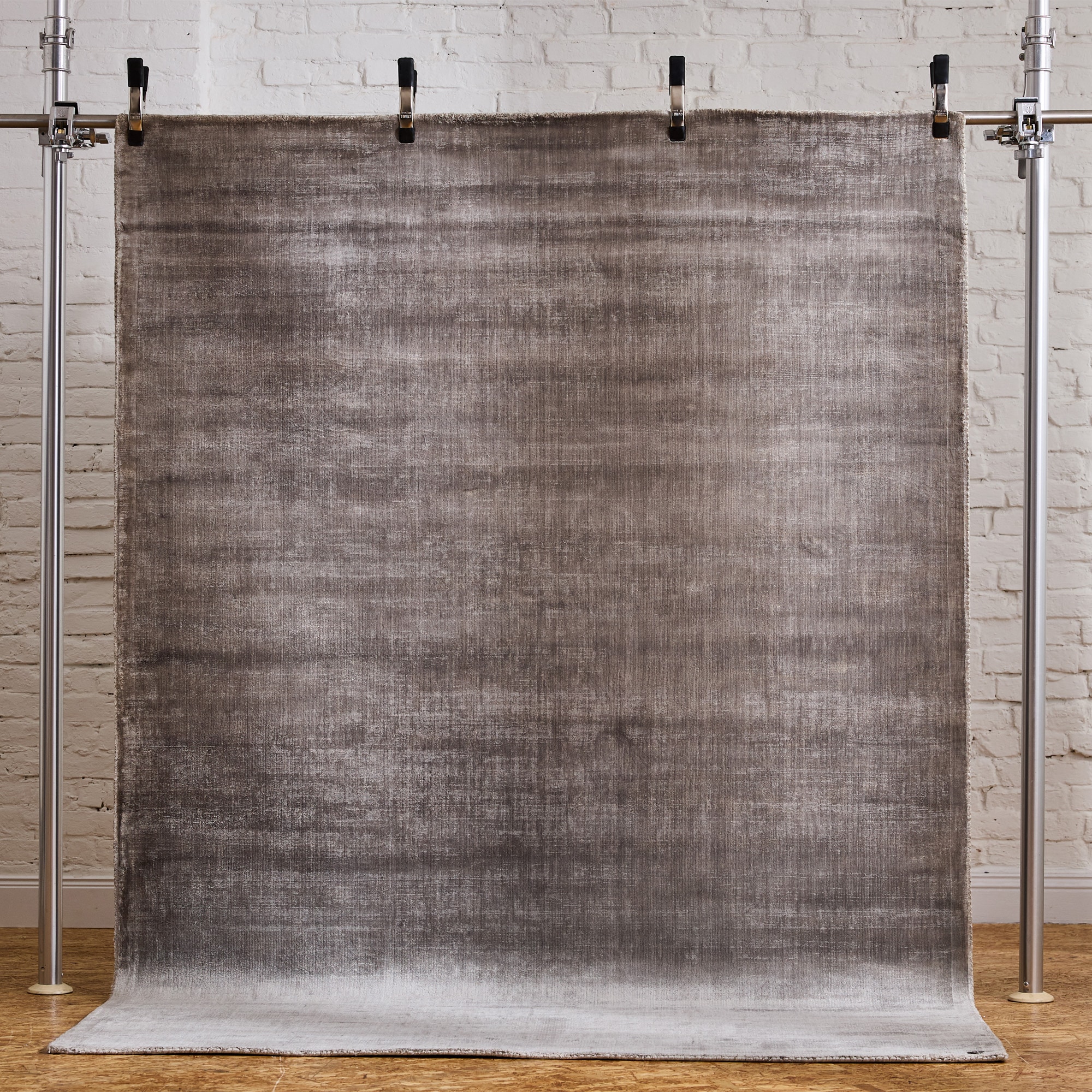 TOM TAILOR HOME Teppich »Shine uni« rechteckig 8 mm Höhe Handweb Teppich, 100% Viskose, handgewebt, mit elegantem Schimmer