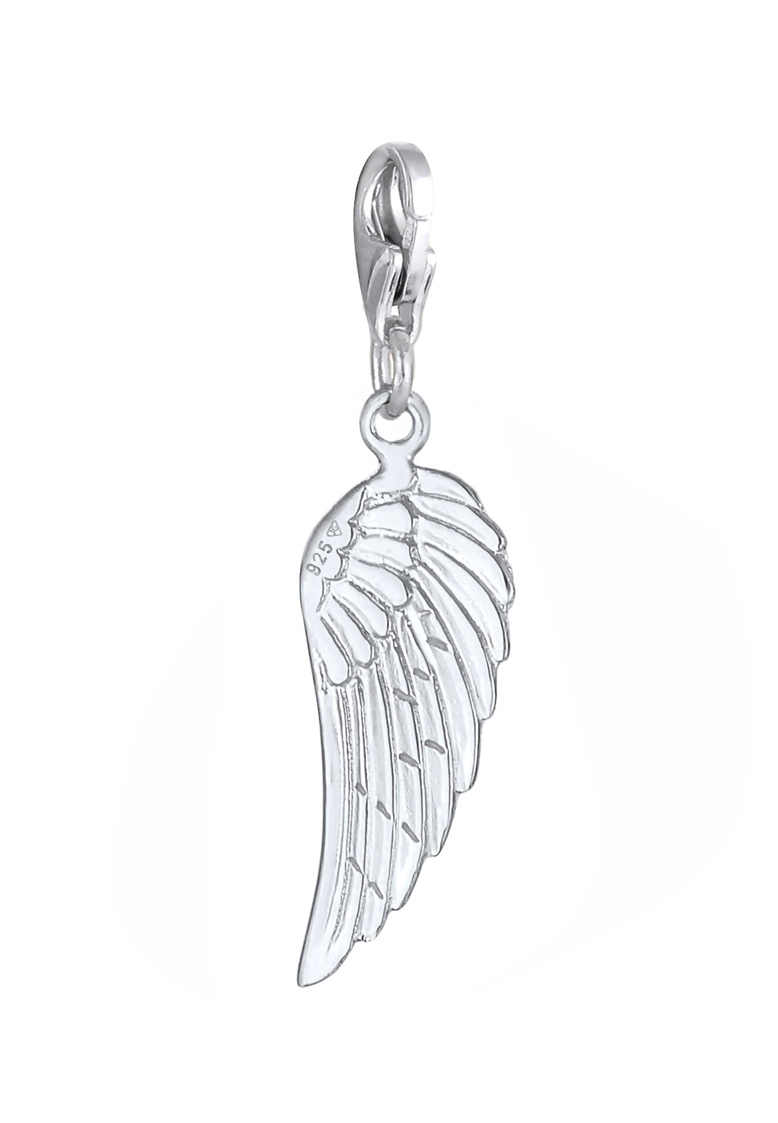 Nenalina Charm-Einhänger »Anhänger Flügel Engel Glücksbringer 925 Silber«