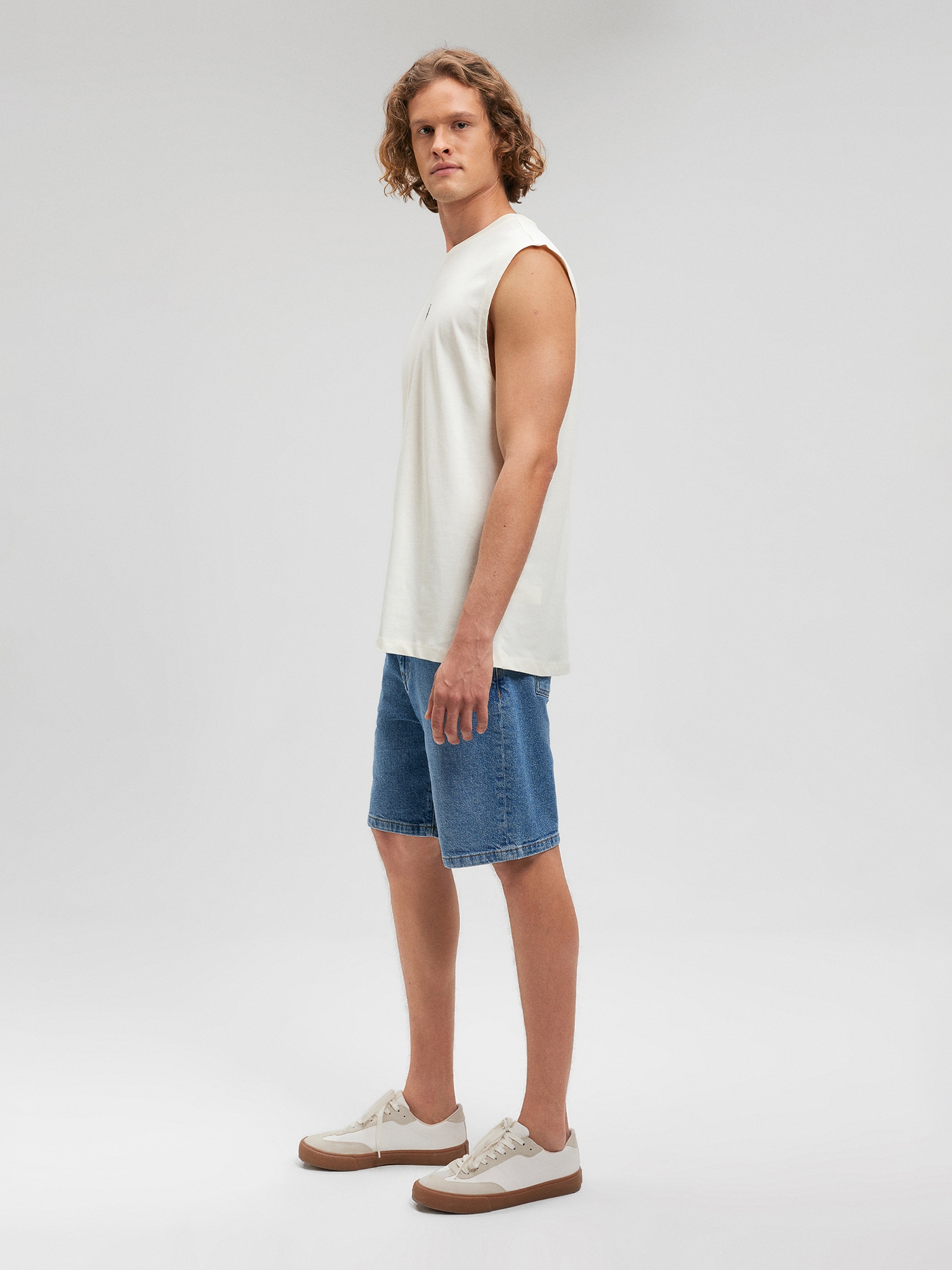 Mavi T-Shirt »MAVI PRINTED SLEEVELESS TEE«, Top mit Logo