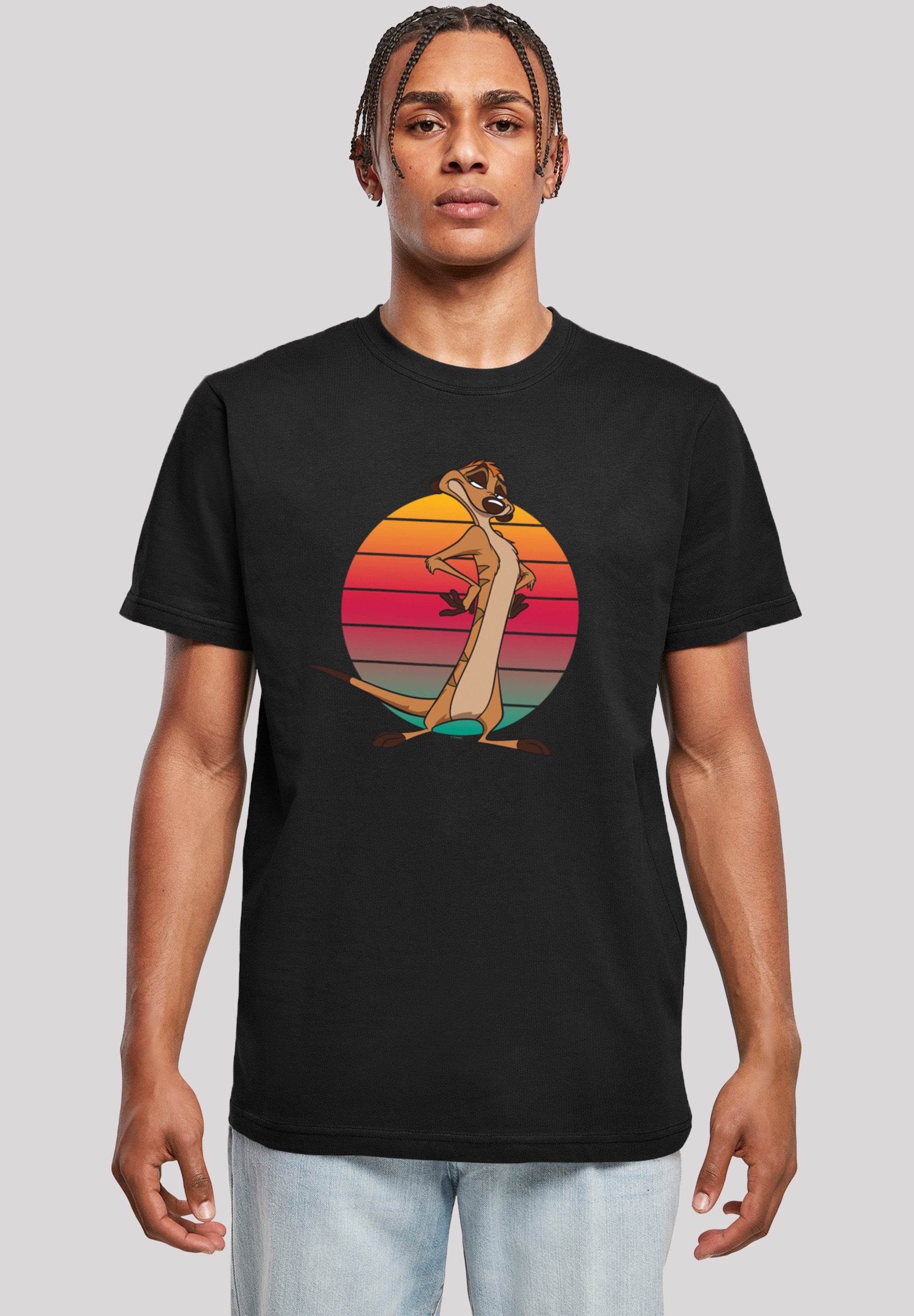 F4NT4STIC T-Shirt »Disney BAUR der Timon für ▷ Print König Sunset«, | Löwen