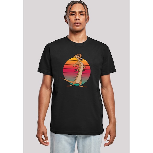 F4NT4STIC T-Shirt »Disney König der Löwen Timon Sunset«, Print ▷ für | BAUR