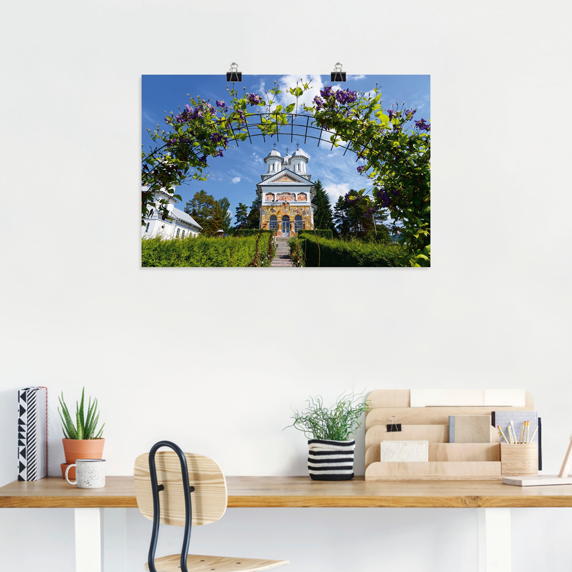 Artland Wandbild »Orthodoxe Kirche der Heiligen Apostel«, Gebäude, (1 St.), als Alubild, Leinwandbild, Wandaufkleber oder Poster in versch. Größen