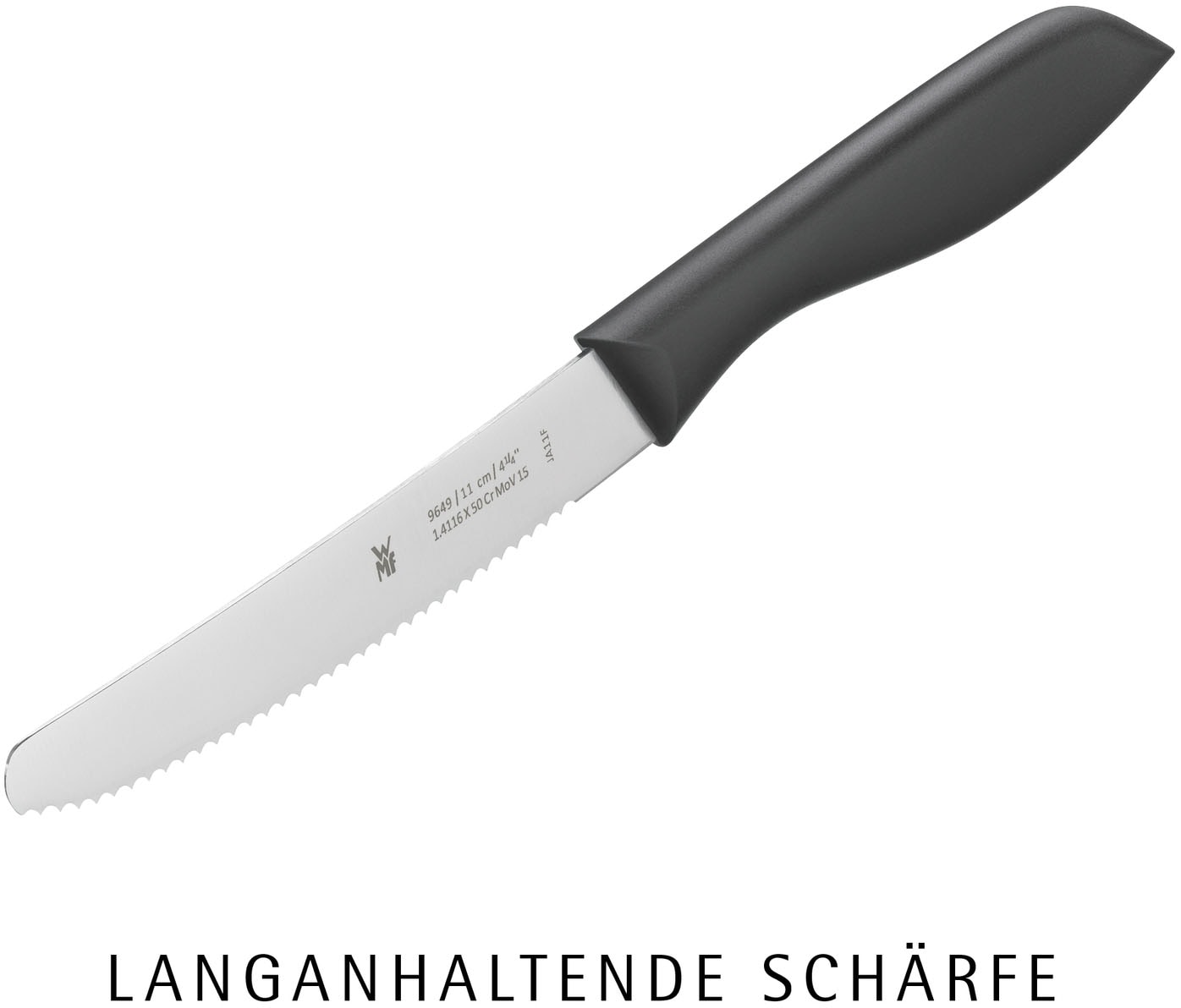 WMF Besteck-Set »Vespermesser, Klinge mit Wellenschliff aus Spezialklingenstahl« ideal für Brotzeit, multifunktional spülmaschinengeeignet