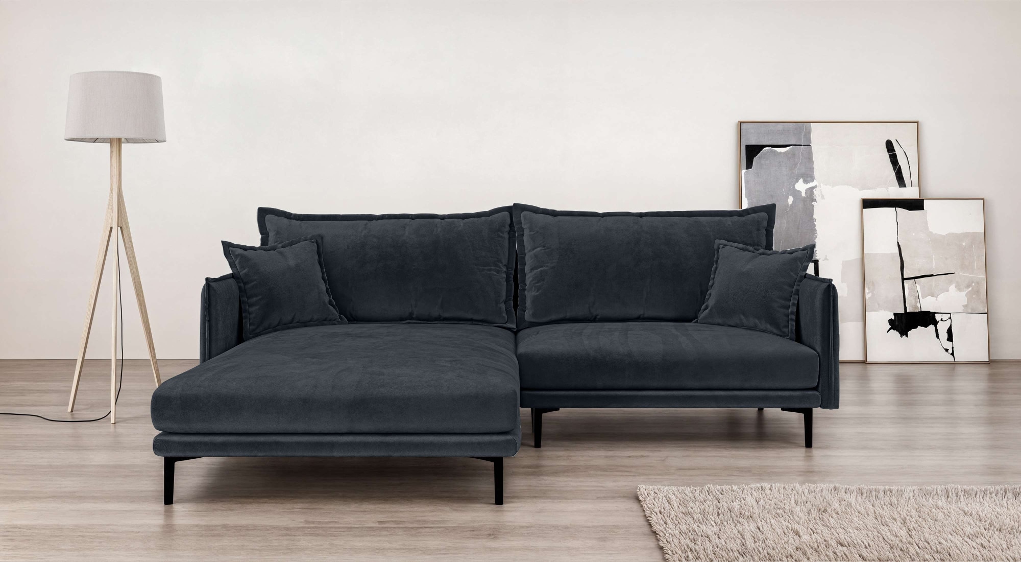 Home affaire Ecksofa "ALEXANDRIA mit Recamiere rechts oder links bestellbar günstig online kaufen