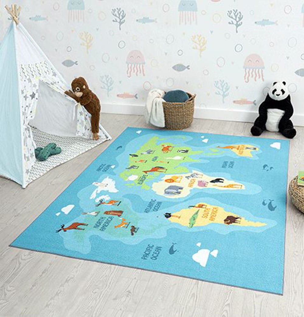 the carpet Teppich "Happy Life", rechteckig, 4 mm Höhe, Life Kinderzimmer Teppich Spielteppich pflegeleicht