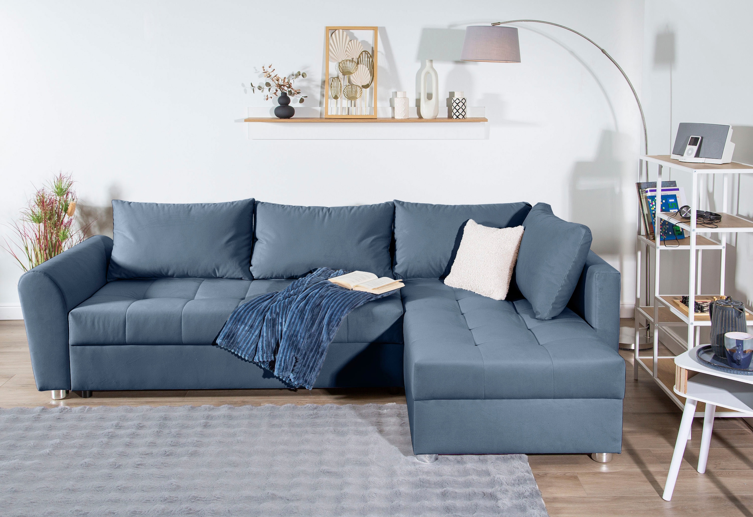 COLLECTION AB Ecksofa "JANA XL-Sofa L-Form", inkl. Bettfunktion, Bettkasten günstig online kaufen