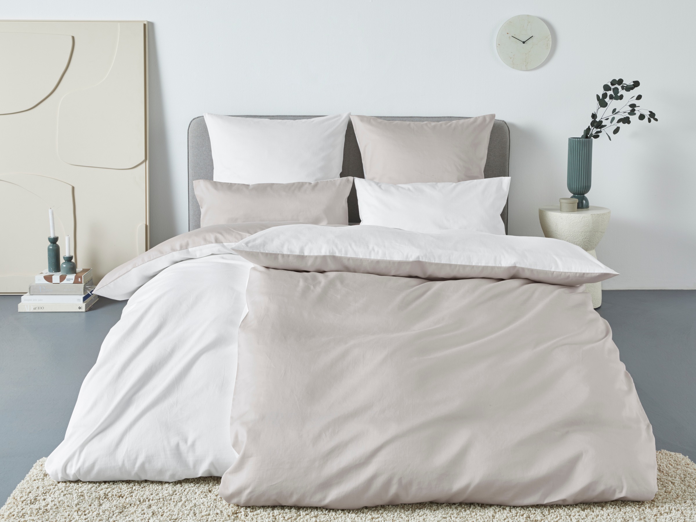 OTTO home 1100000002199 "Mila2" 2 Mako-Satin aus 100% Baumwolle, Größe ab 135x200 cm