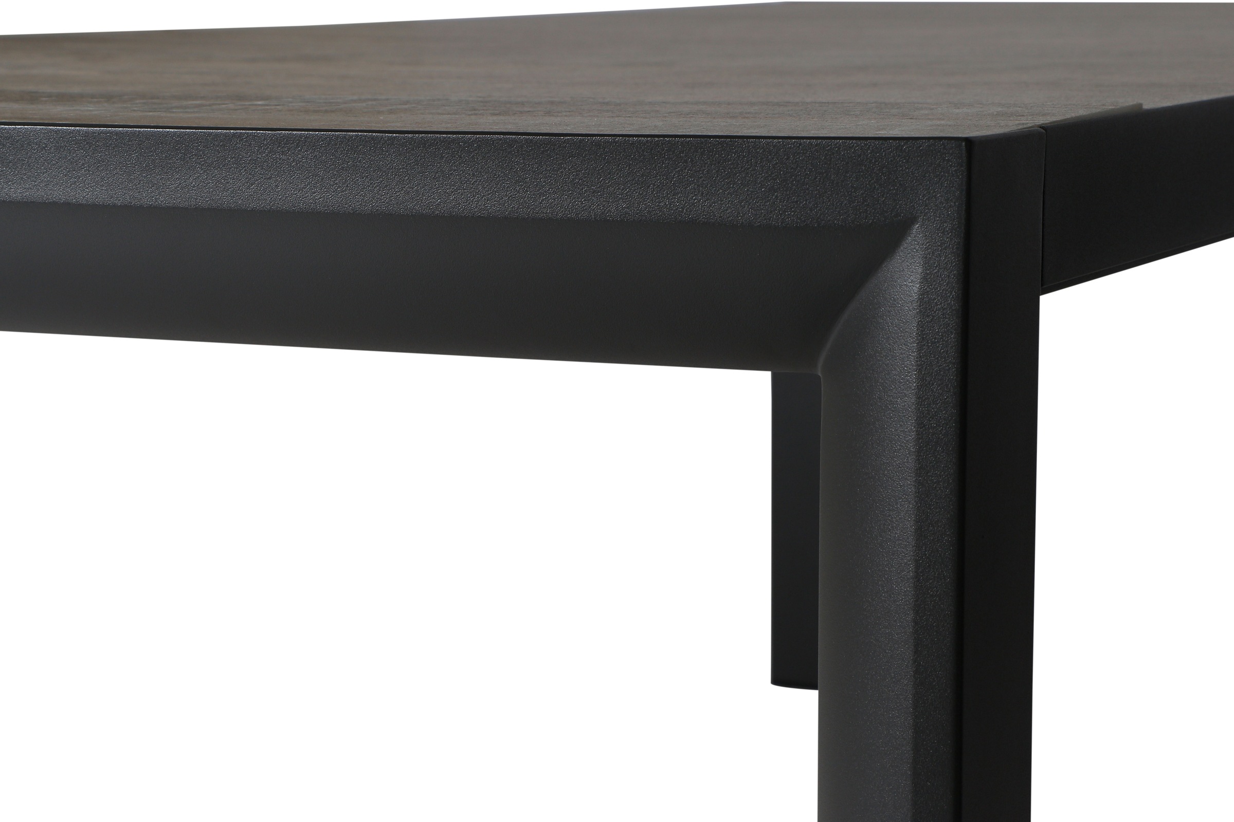 Siena Garden Gartentisch »SILVA Tisch 140x90cm matt anthrazit/washed grey« Aluminiumgestell matt anthrazit, Tischplatte aus Keramik, washed grey