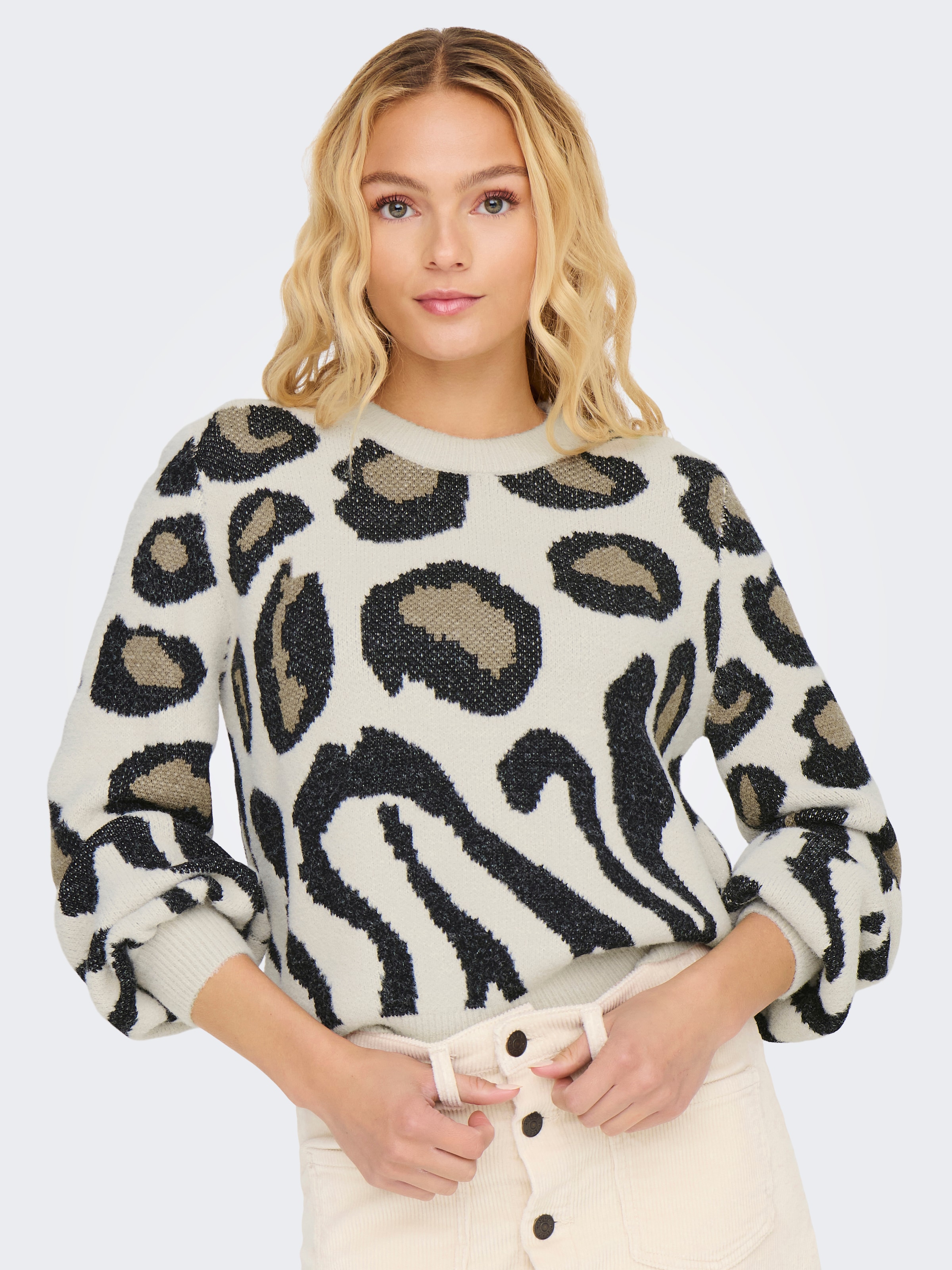 JDY Strickpullover "JDYLORRAINE ANIMAL L/S PULLOVER KNT NOOS" günstig online kaufen