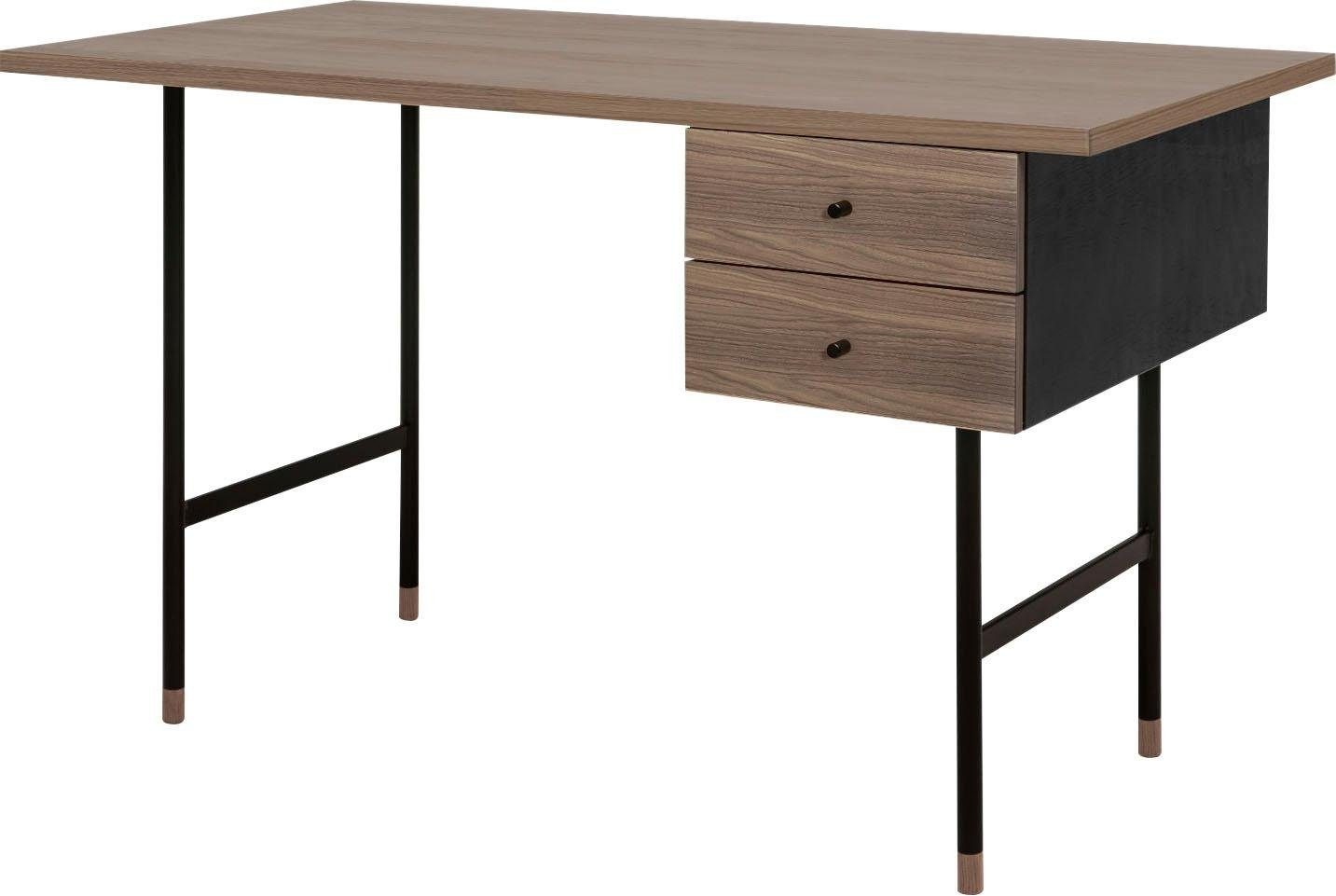 Woodman Schreibtisch "Jugend", Schubladen mit Soft-Close-Funktion, Beine au günstig online kaufen