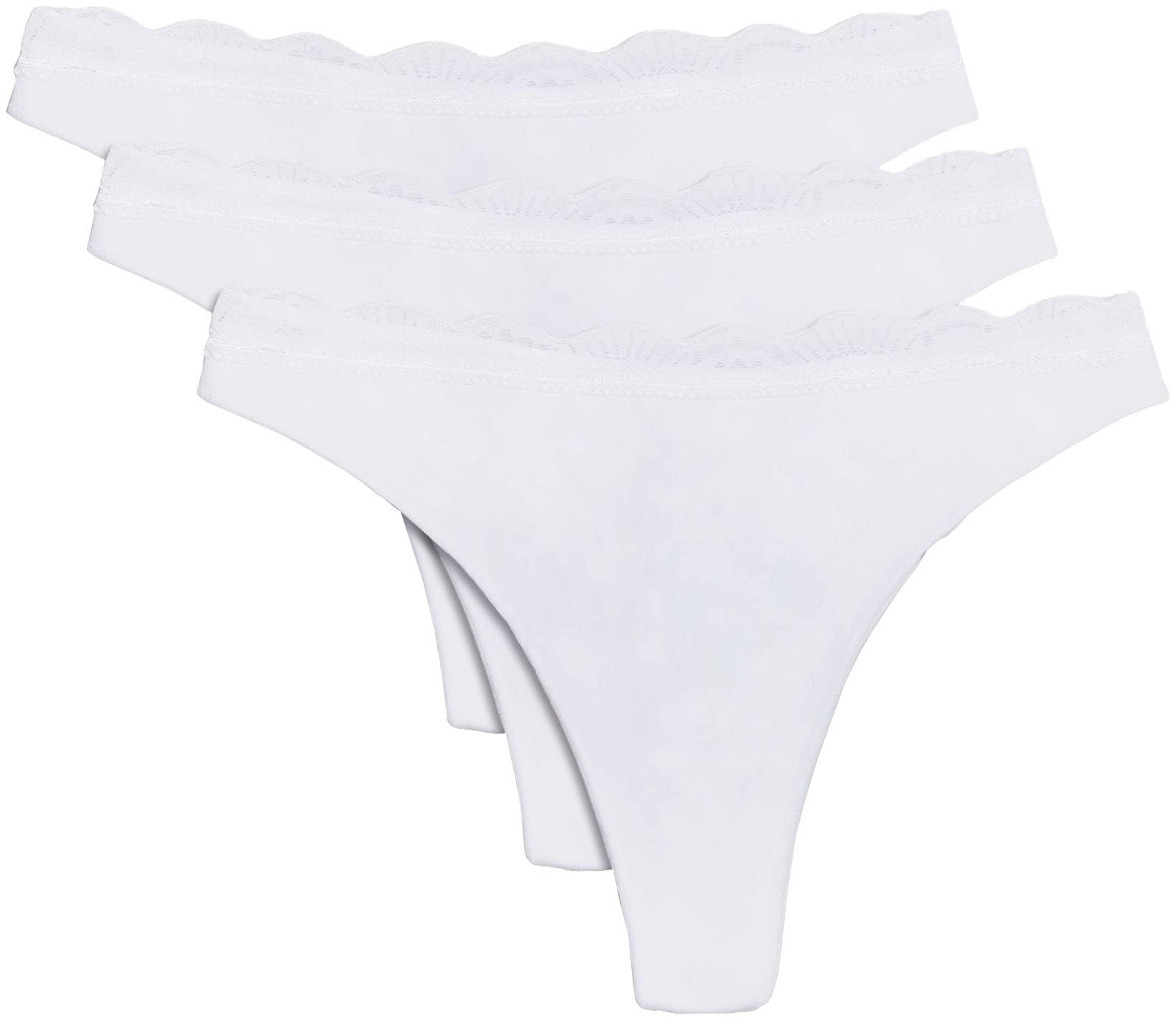 Tanga »BASIC COLLECTION COTTON WITH LACE«, (3er Pack), nicht nur bequem, sondern auch...