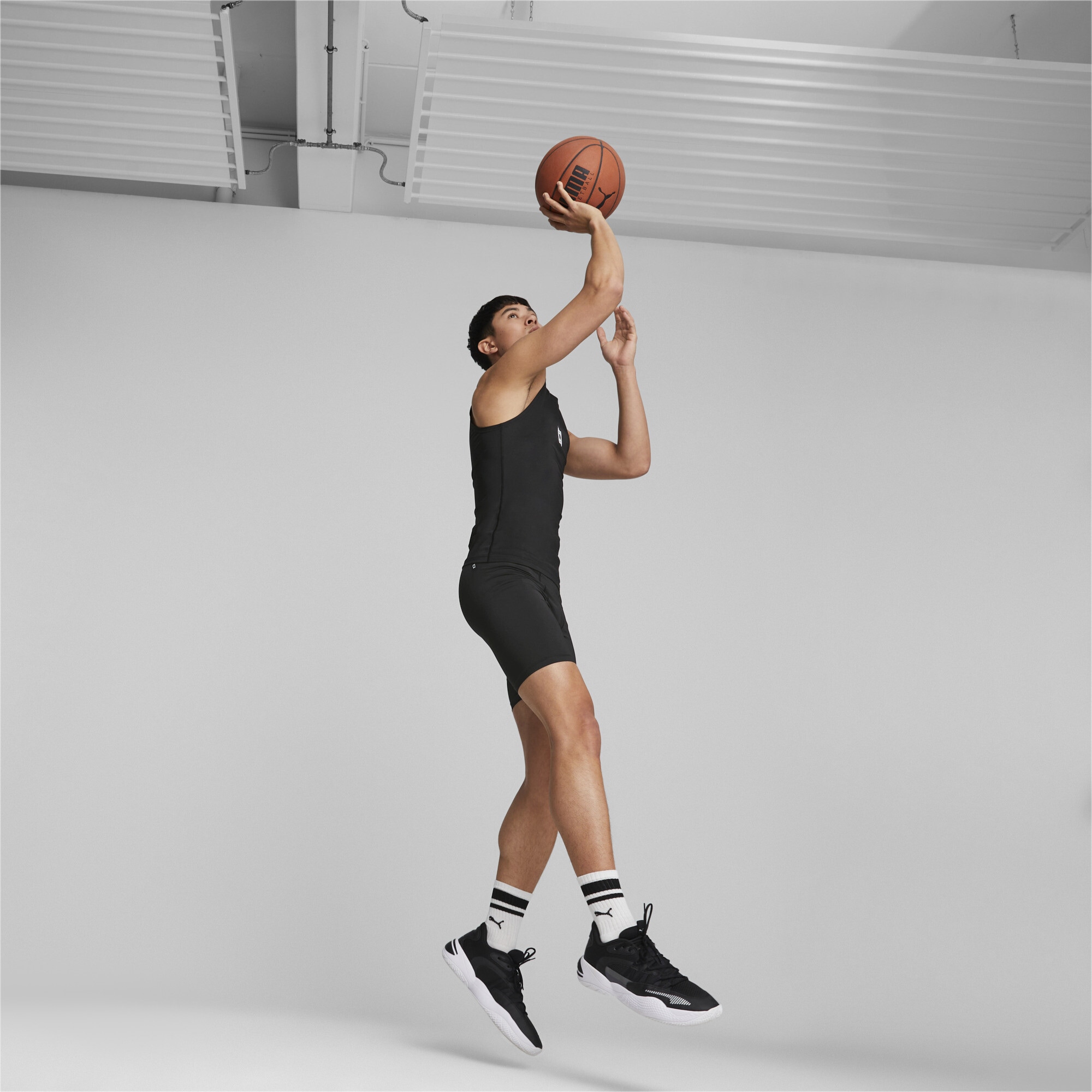 PUMA Leggings »Hoops Team Basketballshorts Herren«