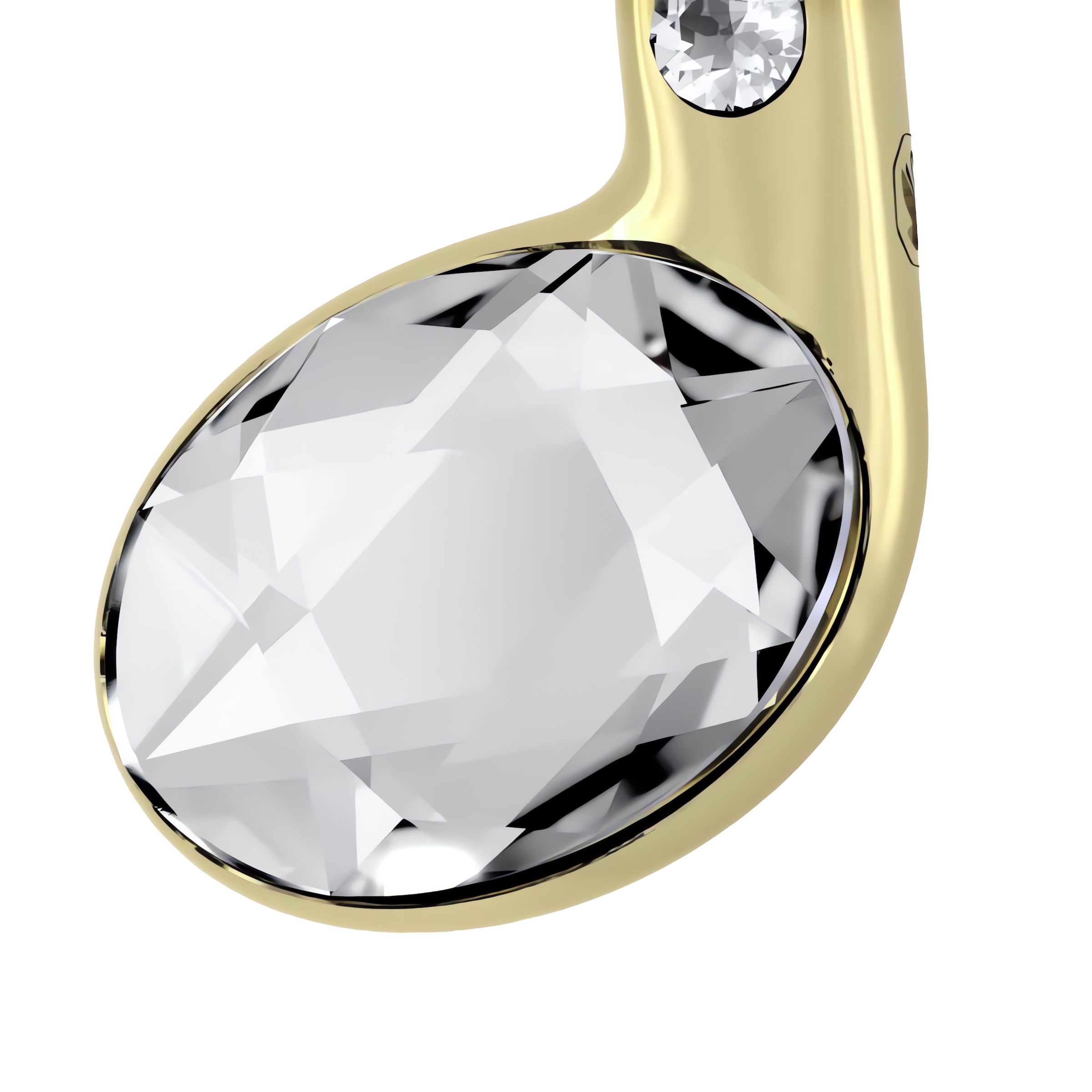 Swarovski Dekohänger »Kristallfigur Sammelfigur Musiknote Ornament«, (1 St.), Swarovski® Kristall