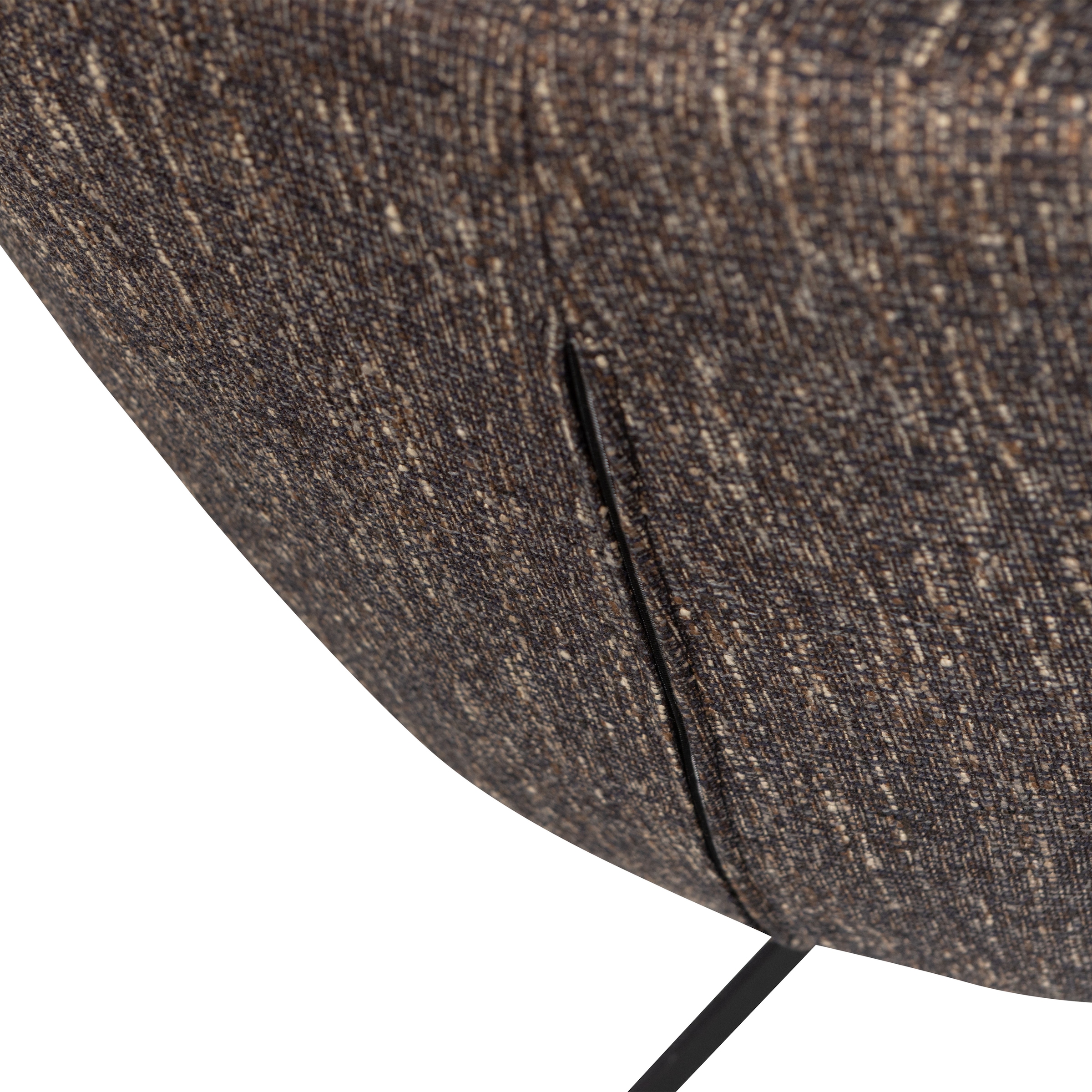 WOOOD Drehsessel »Milaro mit Fling-Melange-Bezug und Drehmechanismus B75 x T94 x H88 cm« Hohe Verschleißfestigkeit, Tragkraft 120 kg, mittlere Sitzhöhe