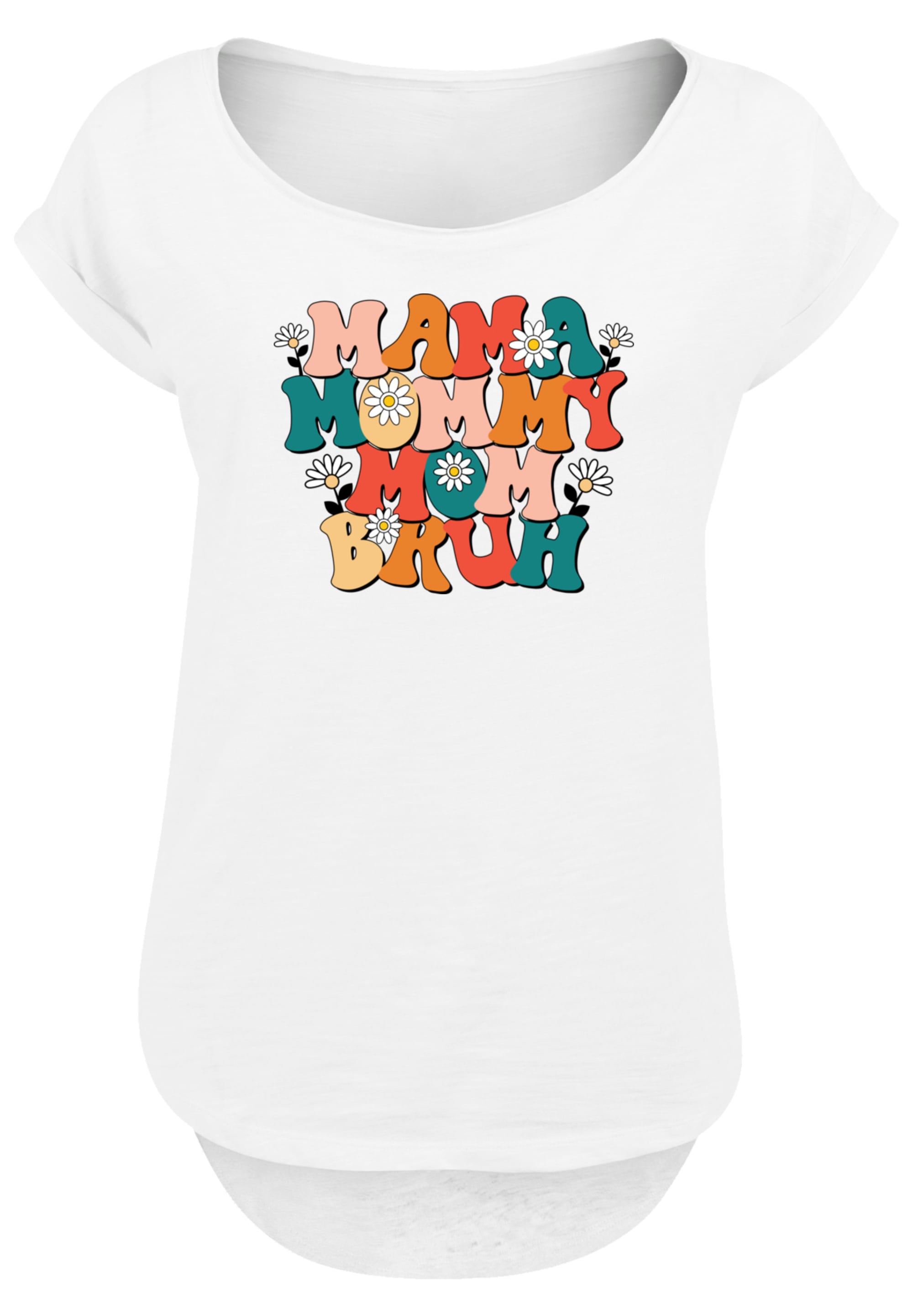 F4NT4STIC T-Shirt »Mothers Day Floral Accent Mom Life«, Premium Qualität