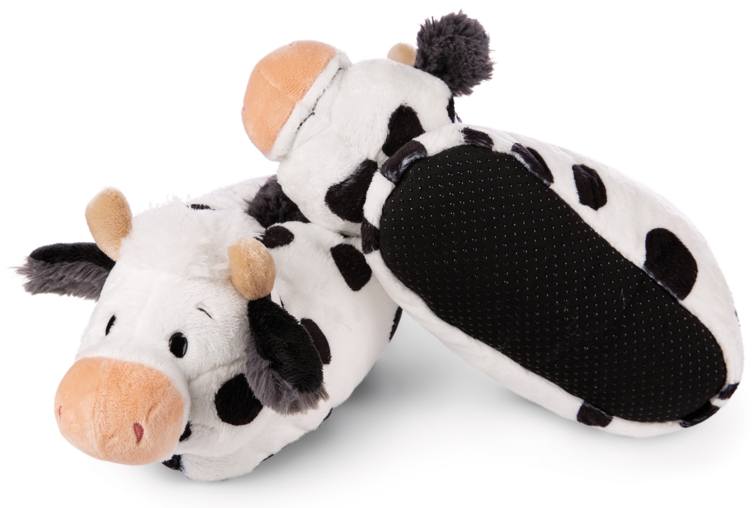 Nici Plüsch Hausschuhe "KUH COWLUNA" Hausschuh mit Motiv und Kuhflecken günstig online kaufen