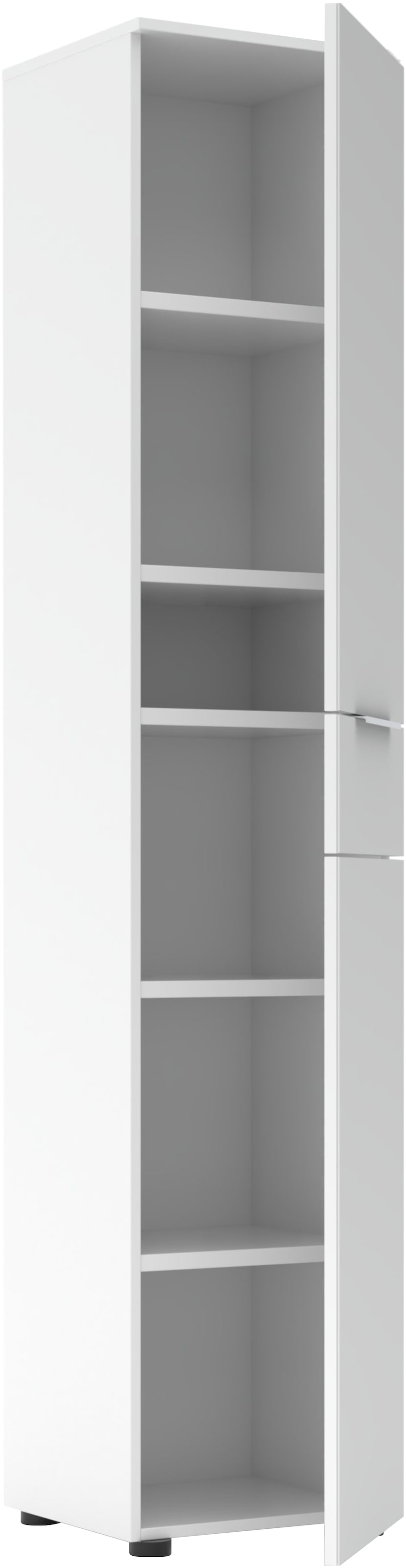 Innostyle Aktenschrank »Büroschrank Santorin, 40/198/38 cm ( B/H/T)« 1 Stk. tlg. 1 Tür links/rechts verwendbar, Softclose, Klarglas, ABS Schutzkante