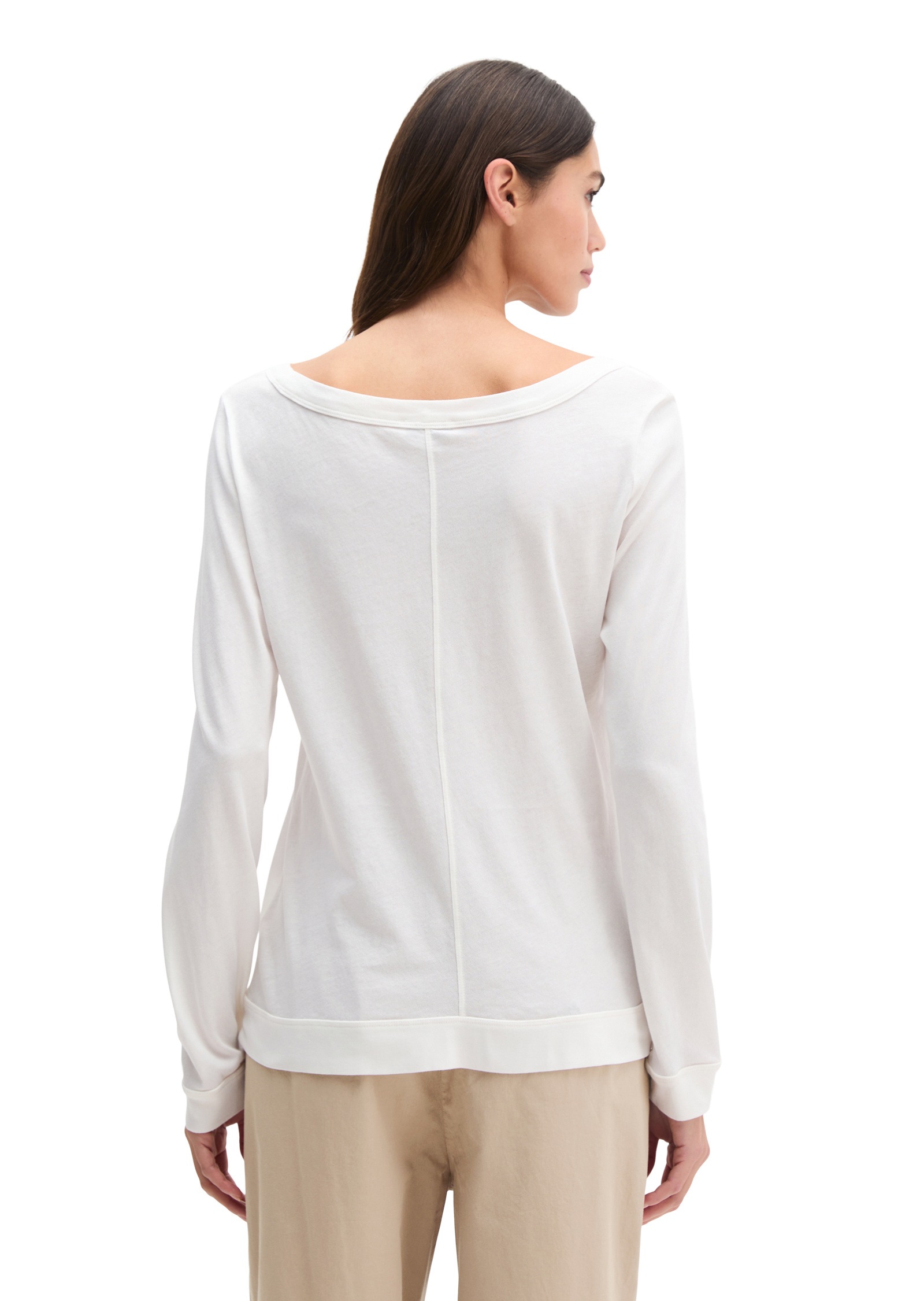 Marc O'Polo Longsleeve Women Grey White S 2