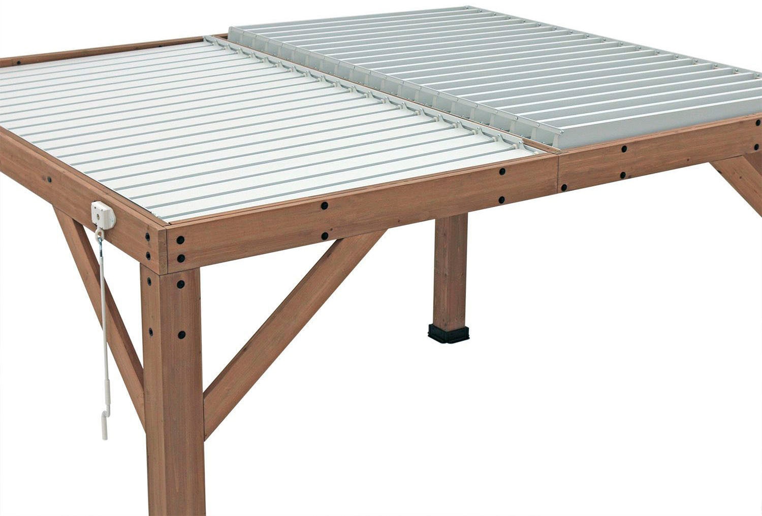 WESTMANN Pergola »Karl«, 100 % FSC®-zertifiziertes Zedernholz, Dach aus Aluminium