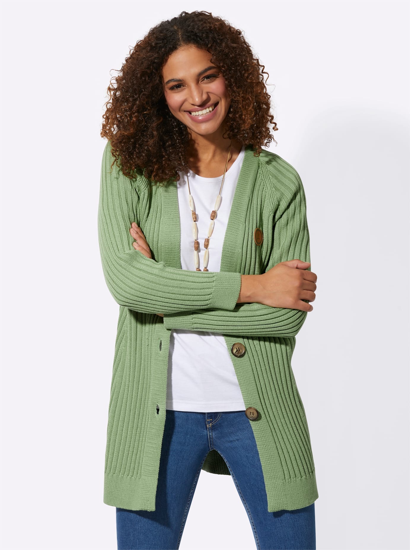 Casual Looks Longstrickjacke günstig online kaufen