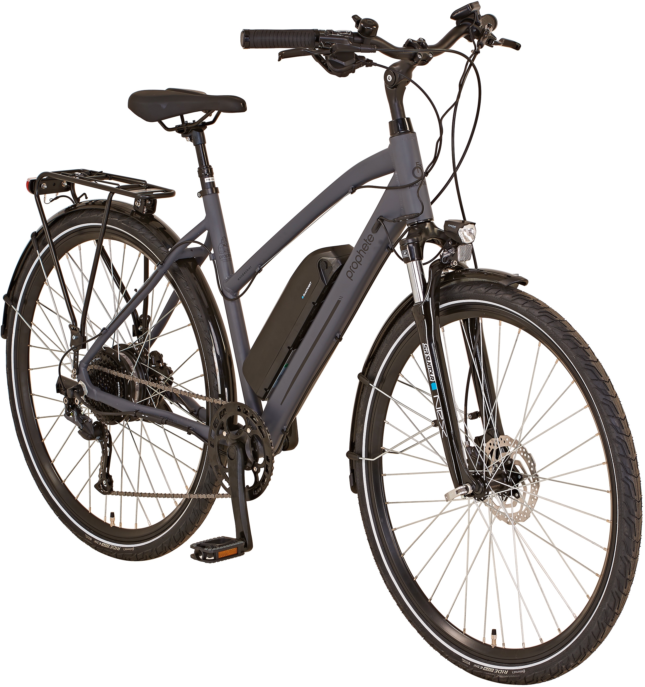 Prophete E-Bike »Entdecker 20.EST.10«, 8 Gang, Shimano, Altus, Heckmotor 250 W