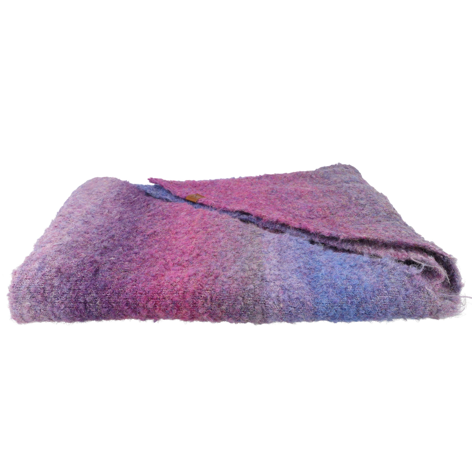 MAXIMO Dreieckstuch weicher Materialmix, Wollanteil, Bouclé-Garn, Farbverlauf