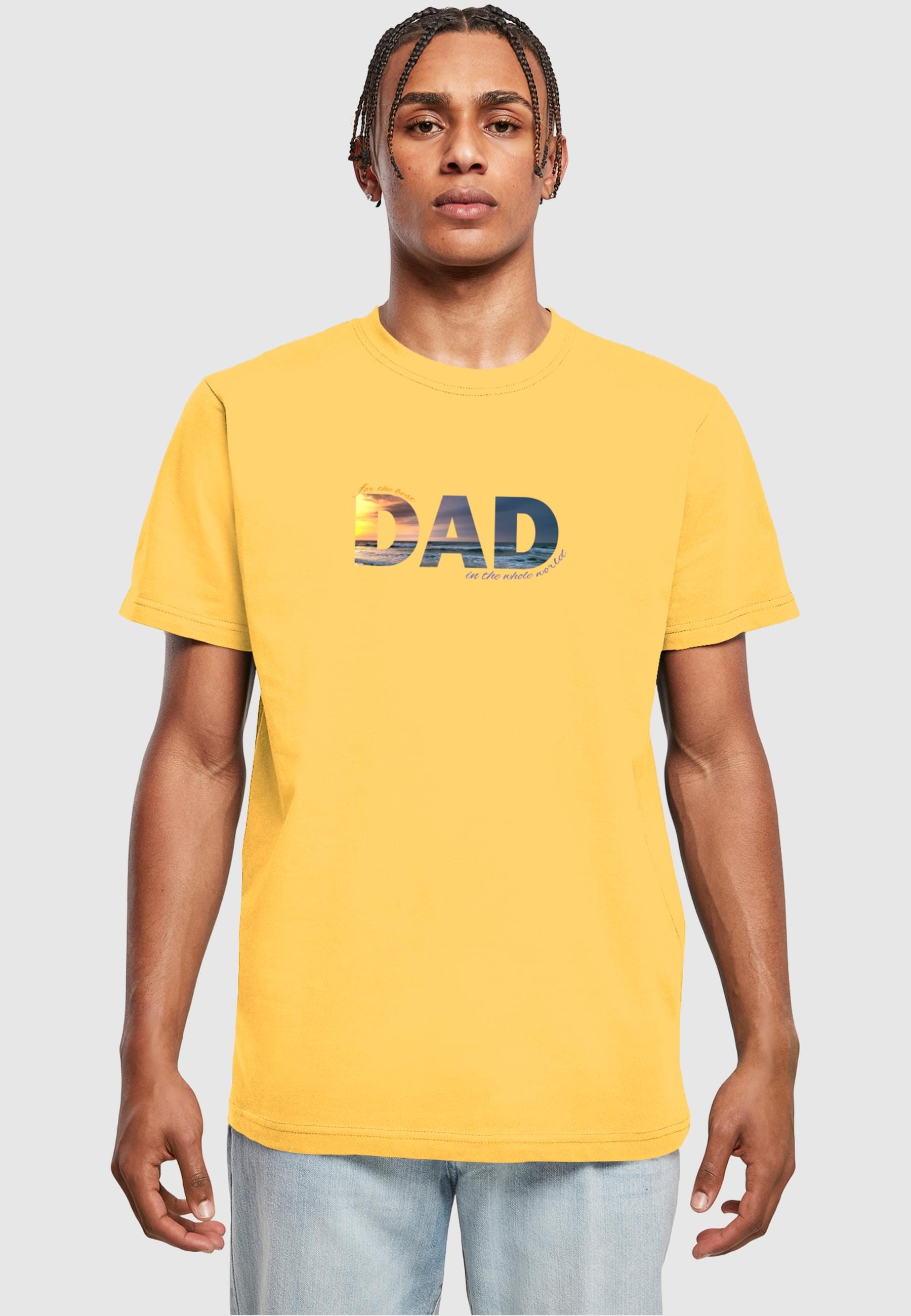 Merchcode T-Shirt »Merchcode Herren For The Best Dad T-Shirt Round Neck«, (1 tlg.)