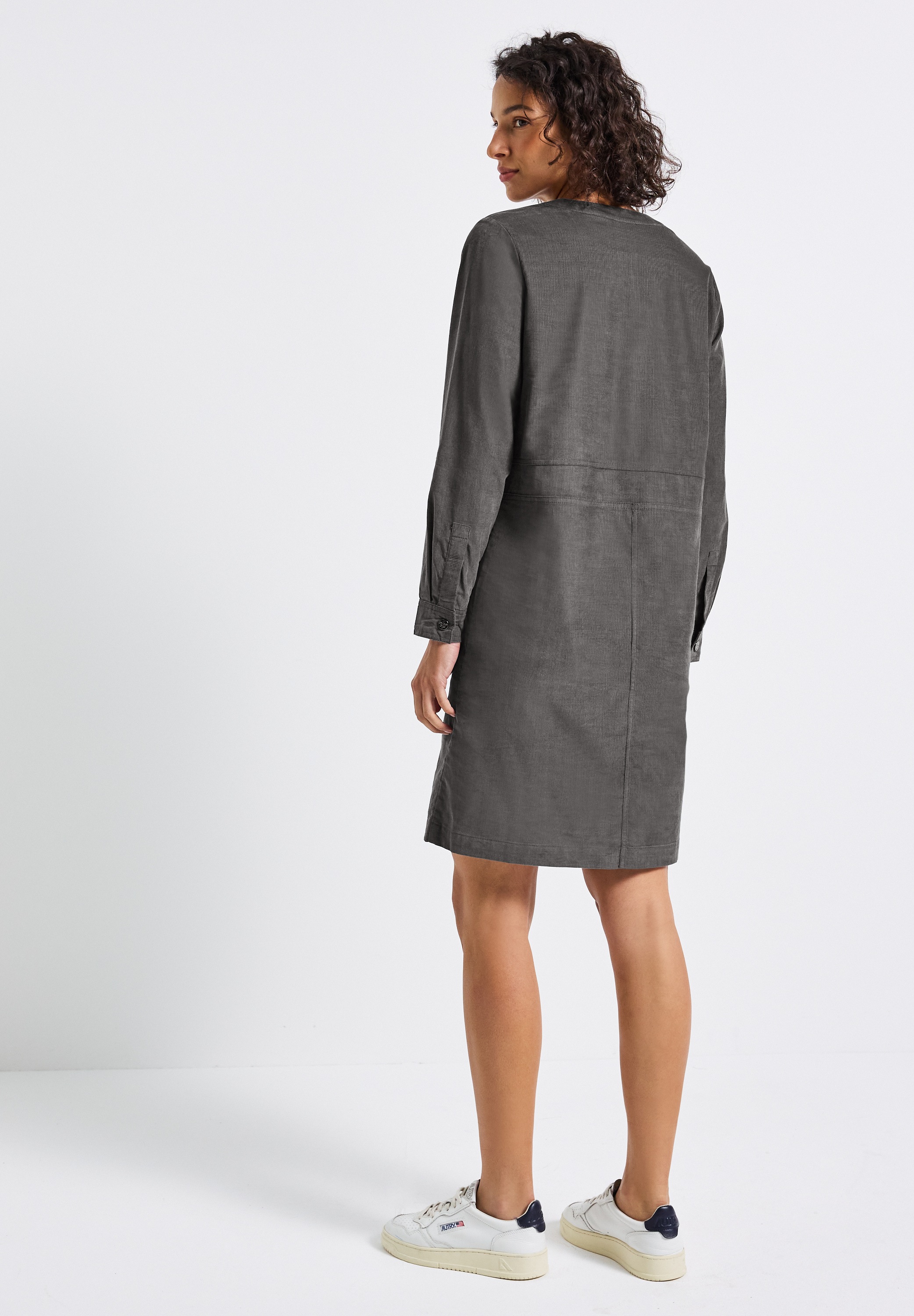 STREET ONE Sommerkleid Reißverschlusstaschen in Unifarbe günstig online kaufen