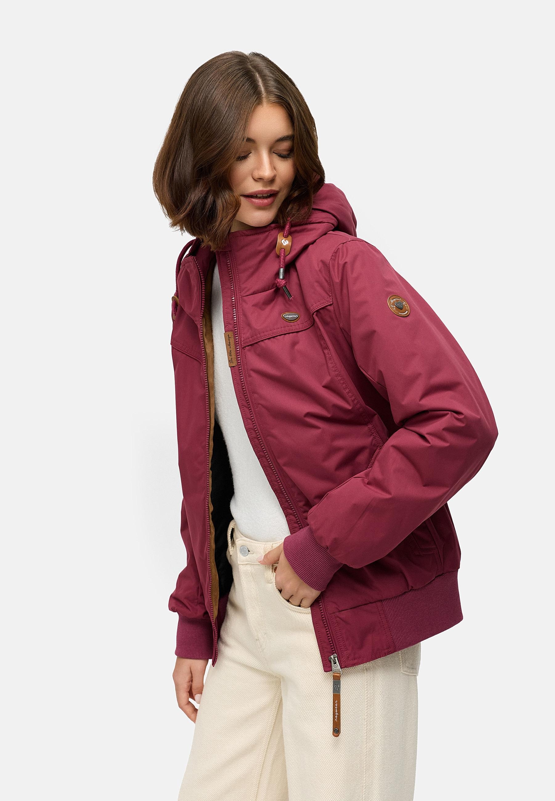 Ragwear Winterjacke »Jotty Winter« mit Kapuze stylische Outdoorjacke mit abnehmbarer Kapuze