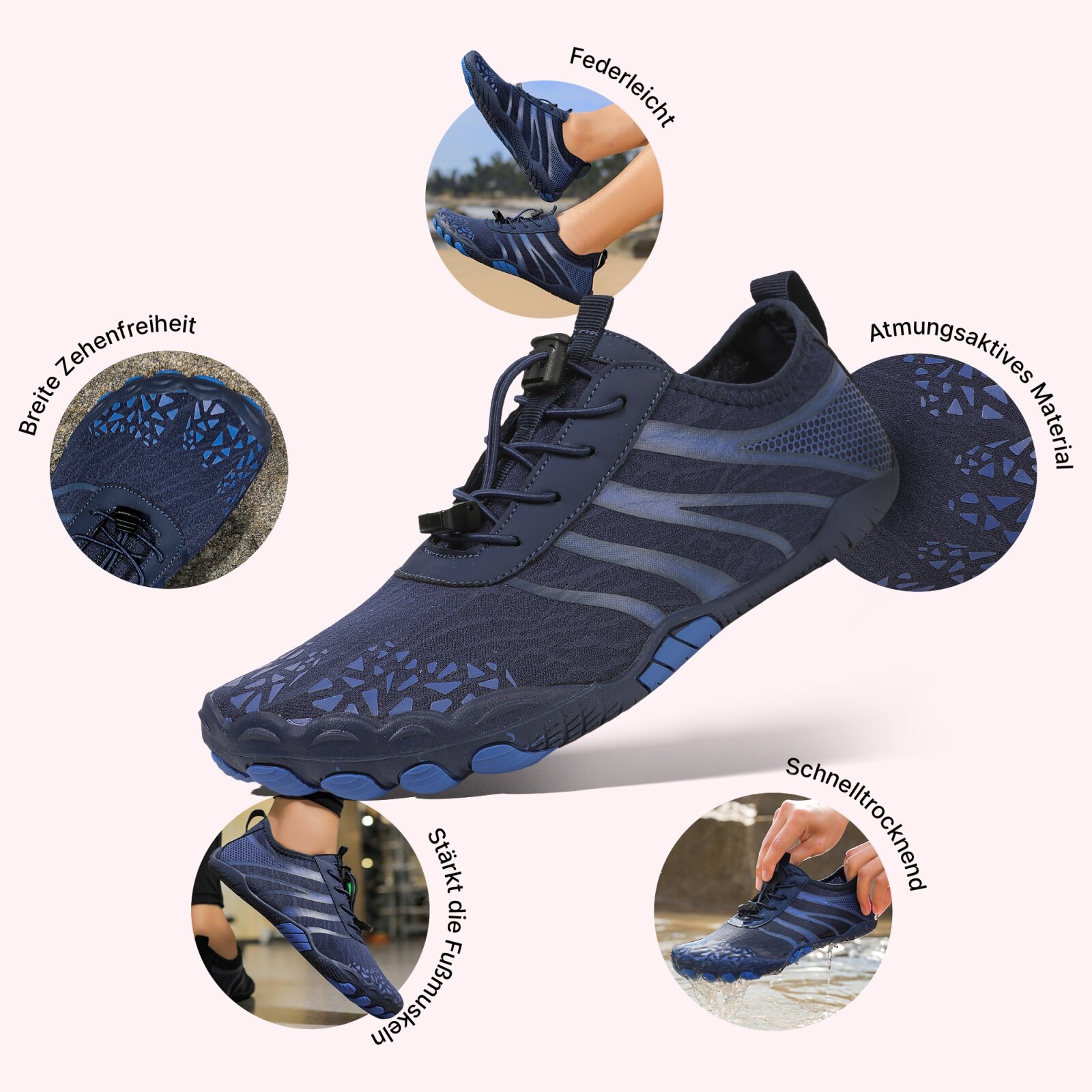 DOTALES Barfußschuh »Flowstep Barfußschuhe Damen & Herren, Flowstep Barfußschuhe«, Minimalschuhe