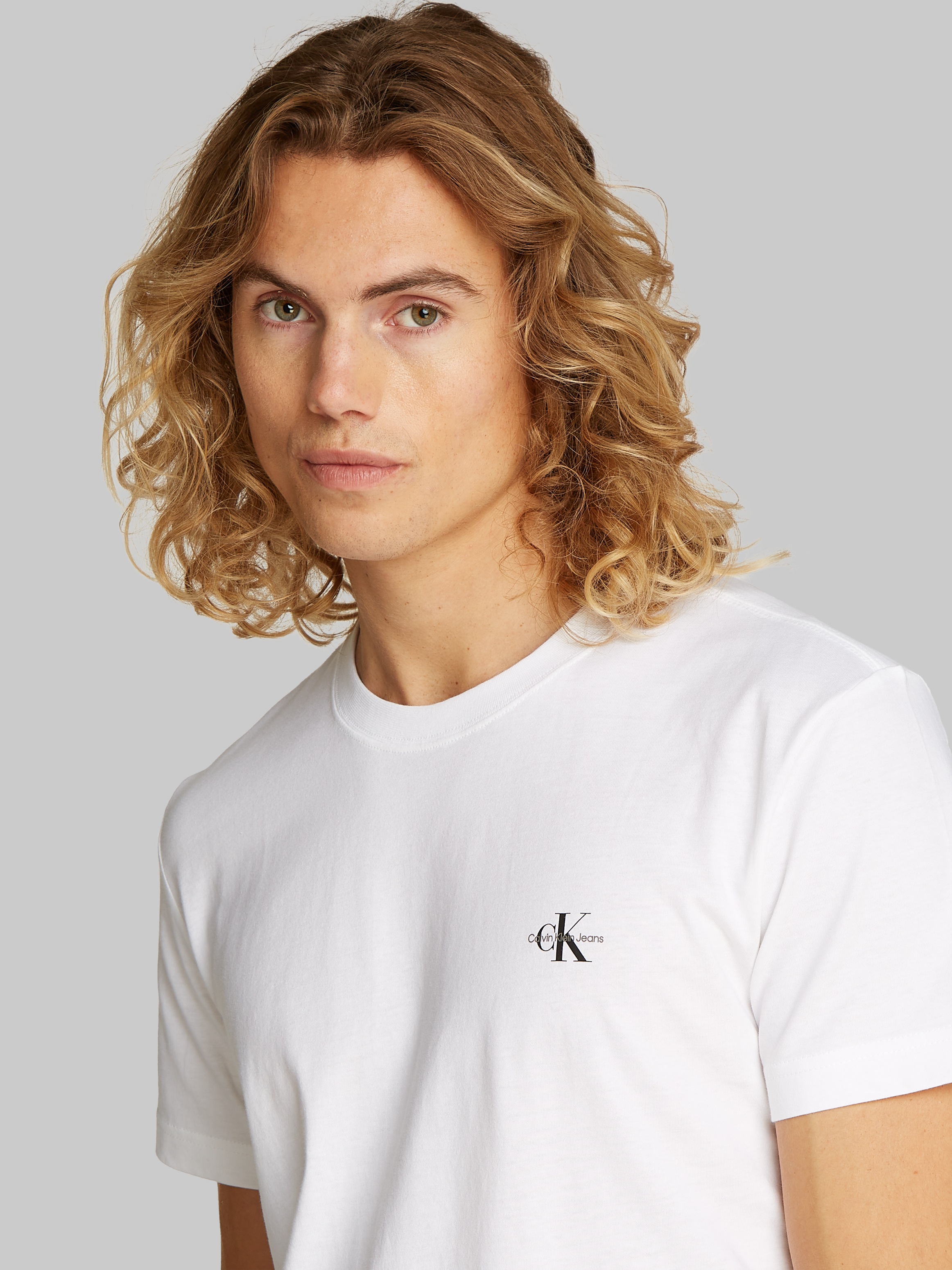 Thumbnail - Calvin Klein Jeans T-Shirt "2 PACK MONOLOGO T-SHIRT", (Packung, 2er-Pack), mit Rundhalsausschnitt