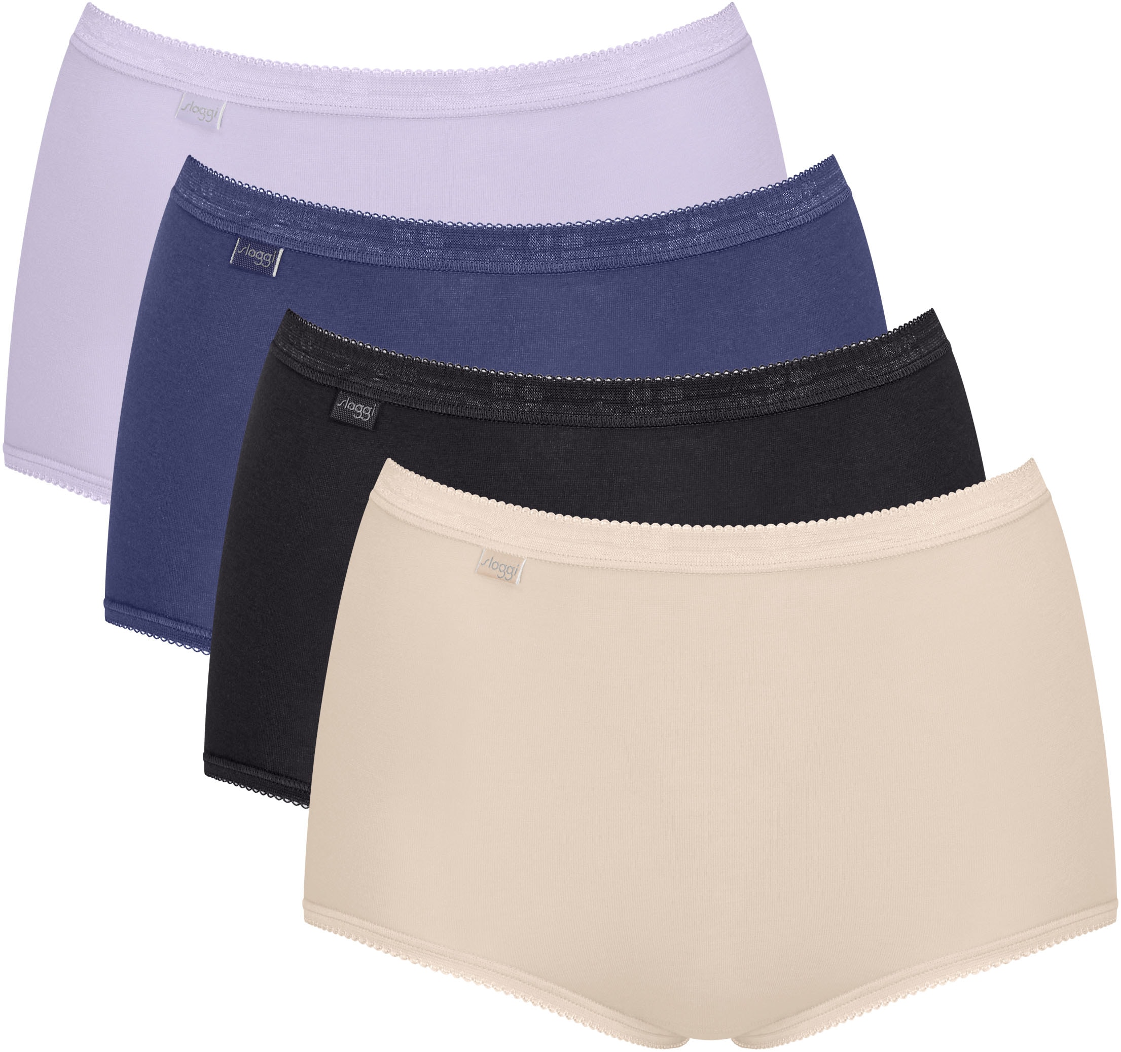 sloggi Maxislip "Basic+", (4er Pack), Baumwollmischung, weiche Nähte, hohe günstig online kaufen