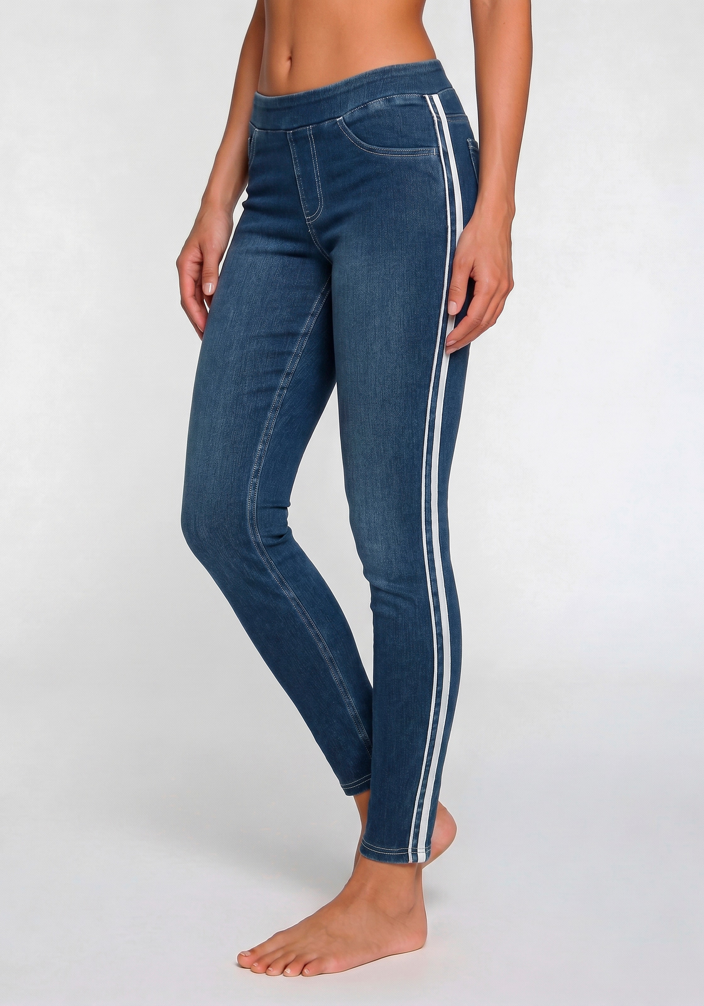 H.I.S Leggings "Skinny-Jeggings im denim Style" Denim der sich uneingeschränkt bequem anfühlt