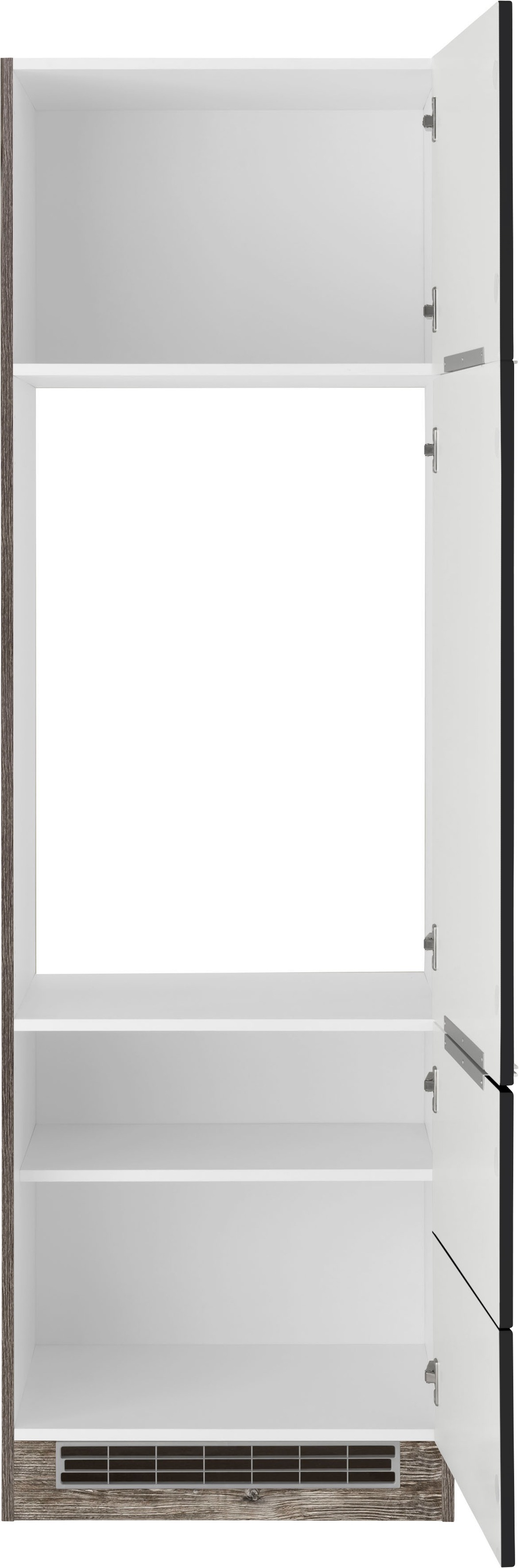 KOCHSTATION Kühlumbauschrank »KS-Brindisi«, 60 cm breit, 200 cm hoch, hochwertige MDF Fronten
