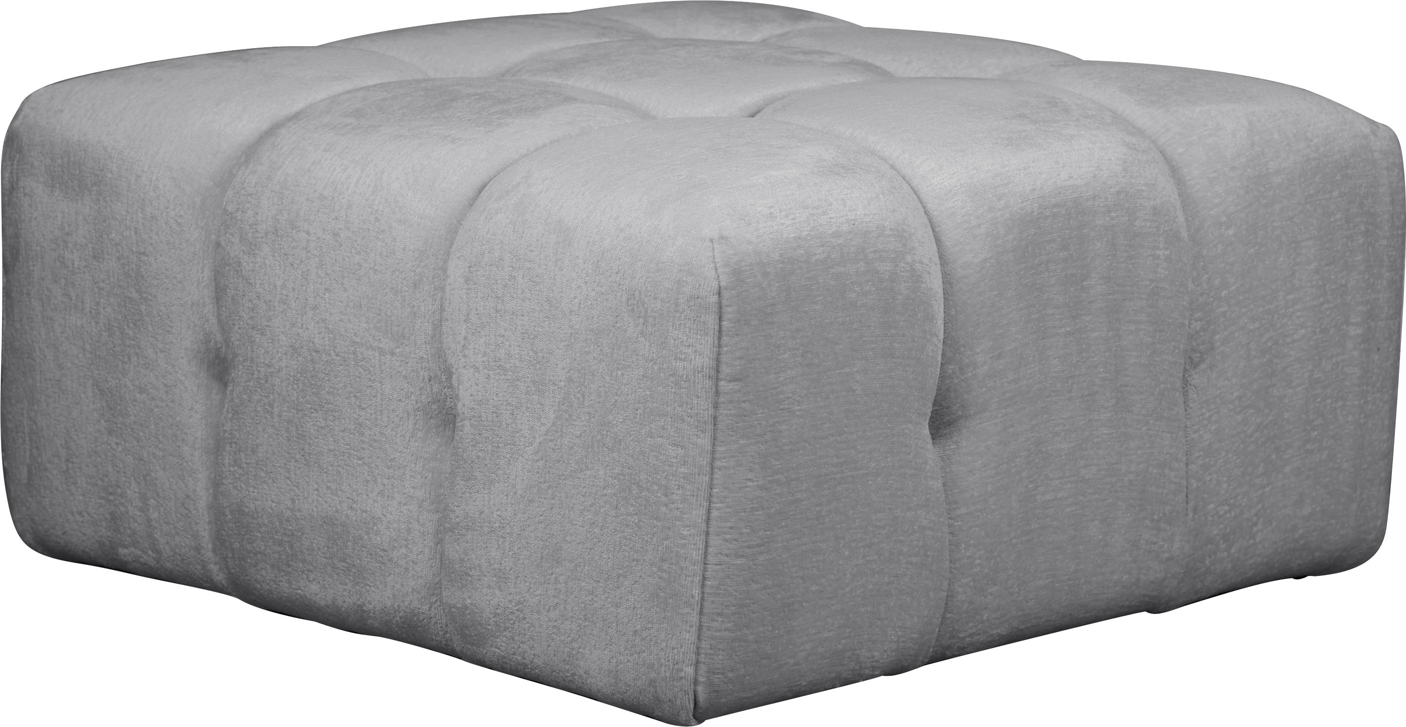 Home affaire Polsterhocker "APERIRE Sitzhocker mit Steppung, Maße B/T/H: 76/76/41 cm" passend zur Serie, hoher Sitzkomfort und modernes Design