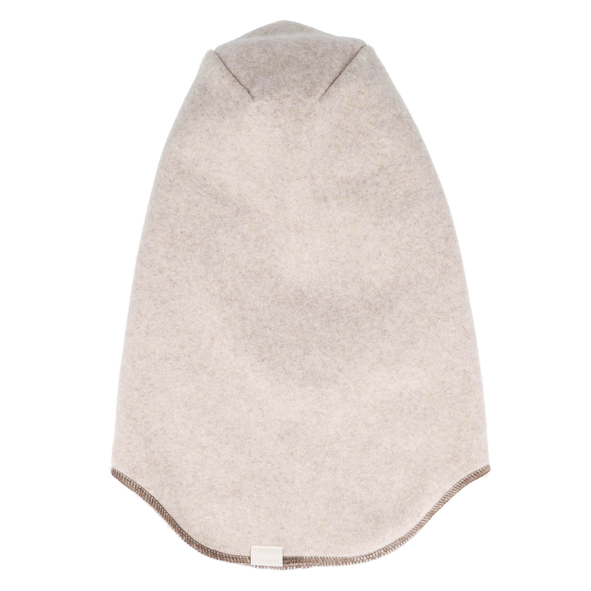 MAXIMO Schlupfmütze Baumwollfleece, gefüttert, Rippstrickbündchen,