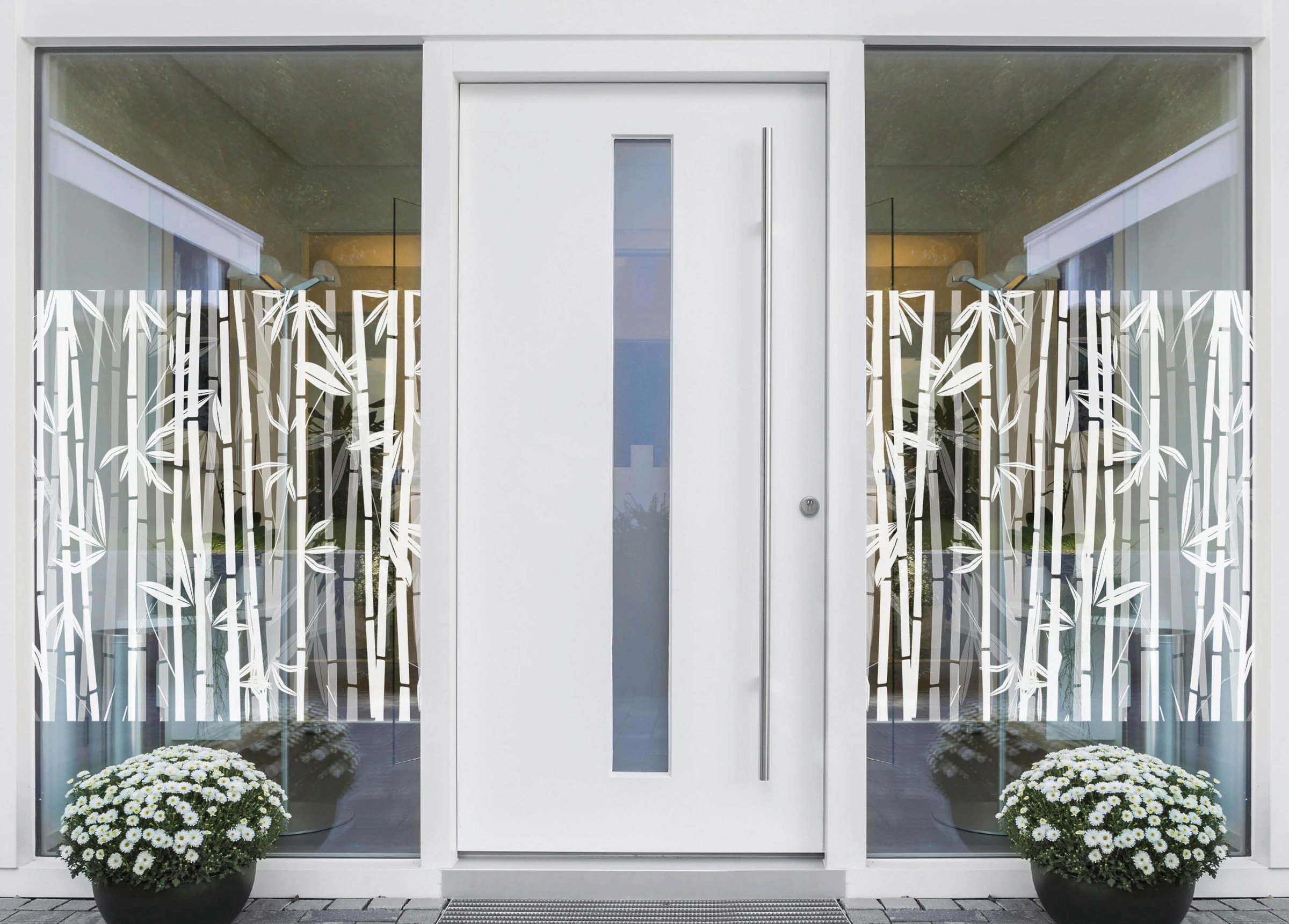 MySpotti Fensterfolie »Look Bamboo white«, halbtransparent, glattstatisch  haftend, 60 x 100 cm, statisch haftend bestellen | BAUR