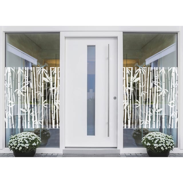 MySpotti Fensterfolie »Look Bamboo white«, halbtransparent, glattstatisch  haftend, 60 x 100 cm, statisch haftend bestellen | BAUR