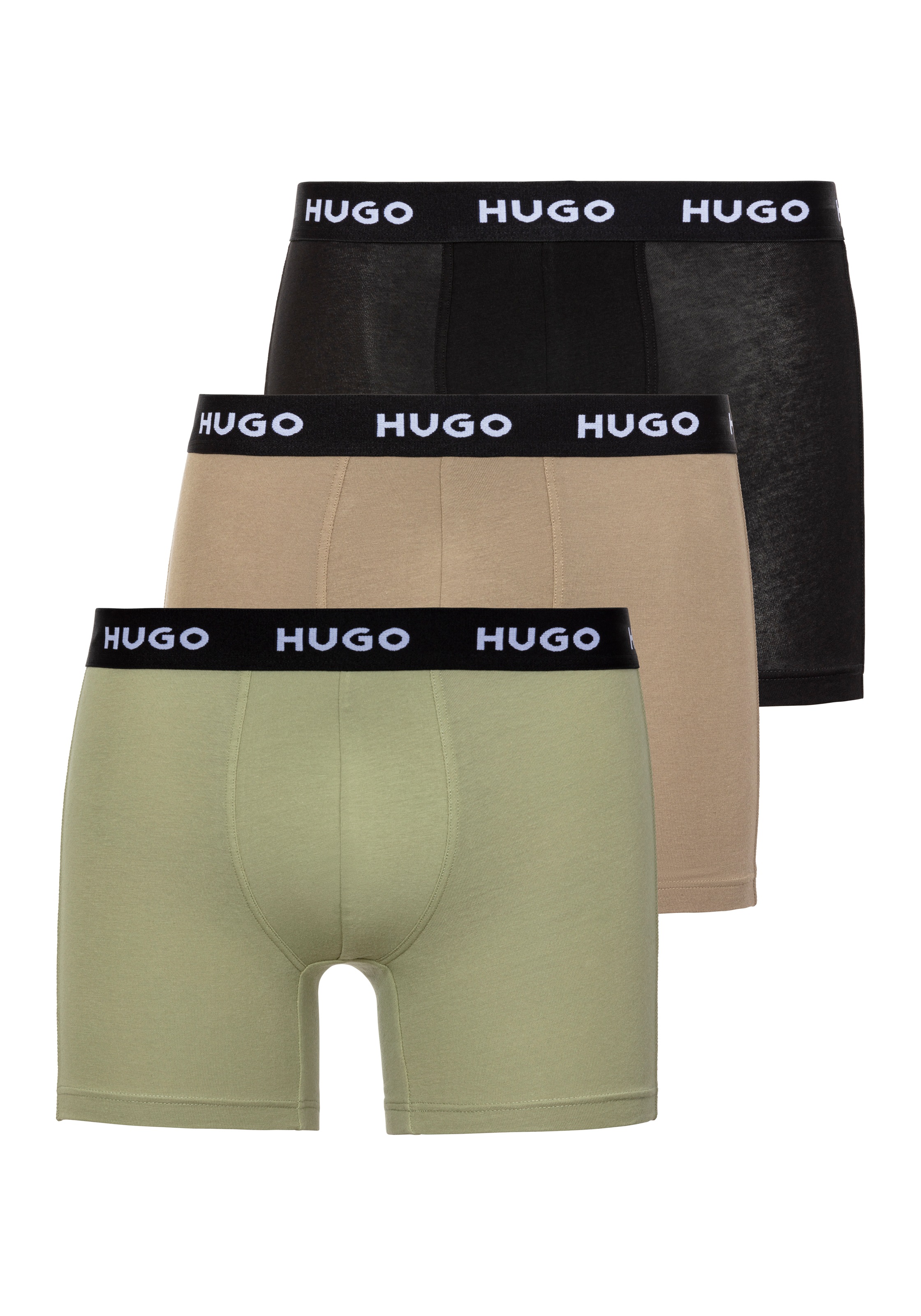 HUGO Underwear Boxer "BOXERBR TRIPLE" Packung, 3er, 3 Stk. tlg., mit elasti günstig online kaufen