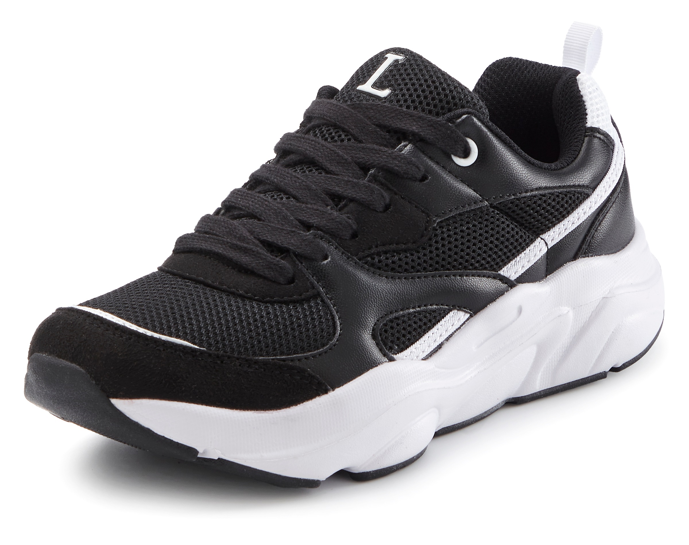 LASCANA Sneaker, mit ultraleichter Chunky-Sohle, Schnürhalbschuh, Freizeits günstig online kaufen