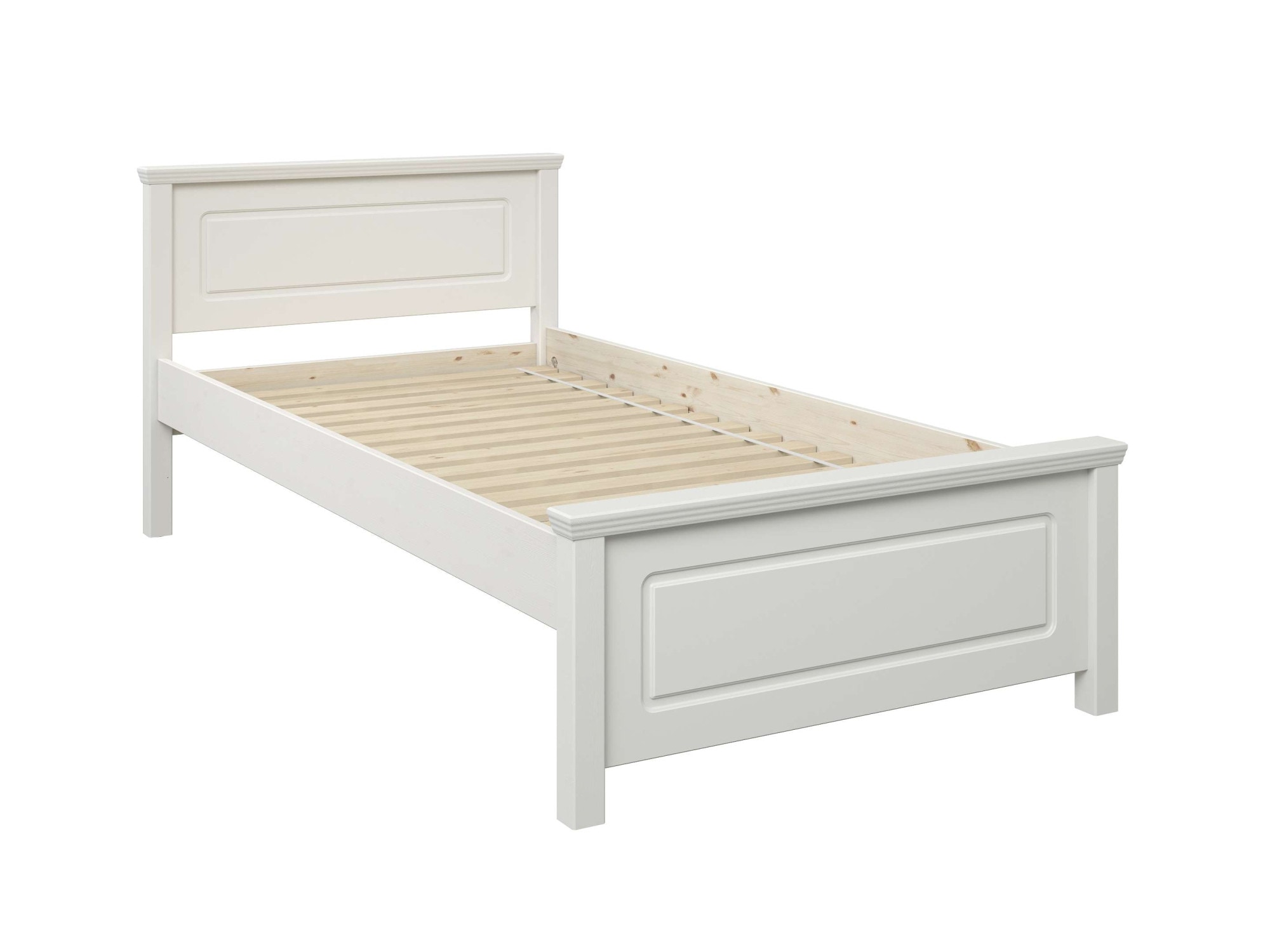 OTTO home Bett »Svea, Komforteinstiegshöhe und Breite, auch für Senioren geeignet« H/B/L ca.  86/100/200 cm,  Belastbarkeit 170KG! Schublade optional, Massivholz, mit Lattenrost