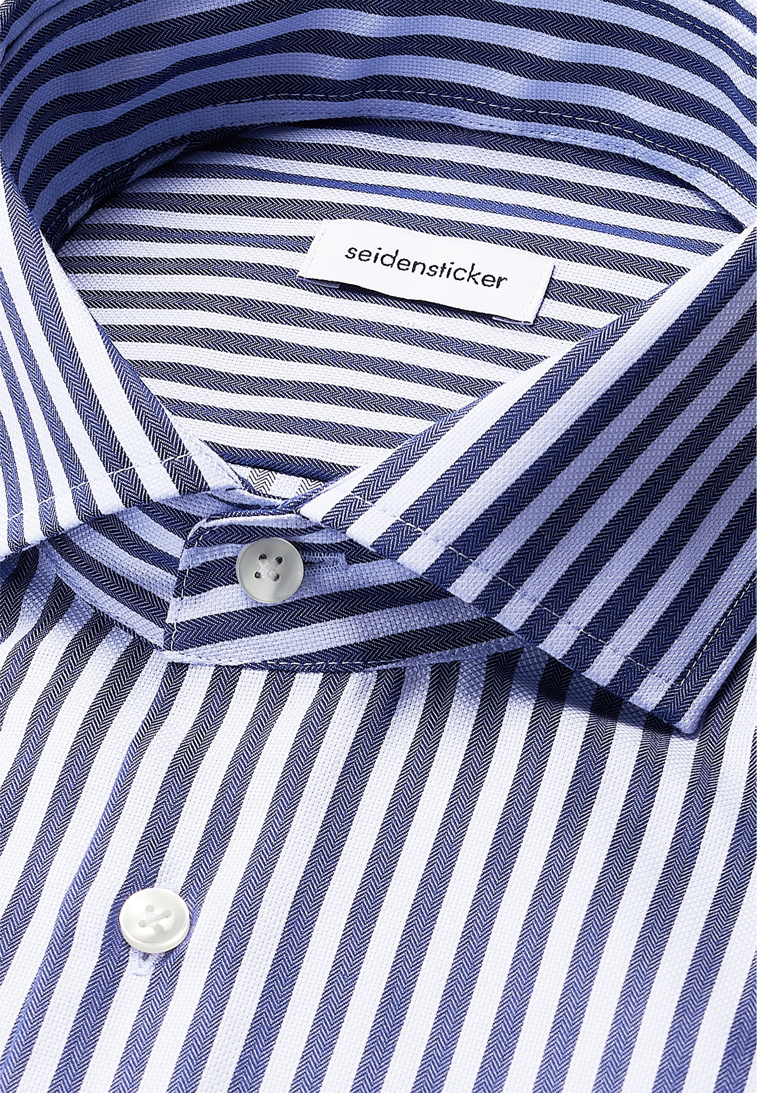 seidensticker Businesshemd »Schwarze Rose«, Regular 1/1 Kentkragen Struktur