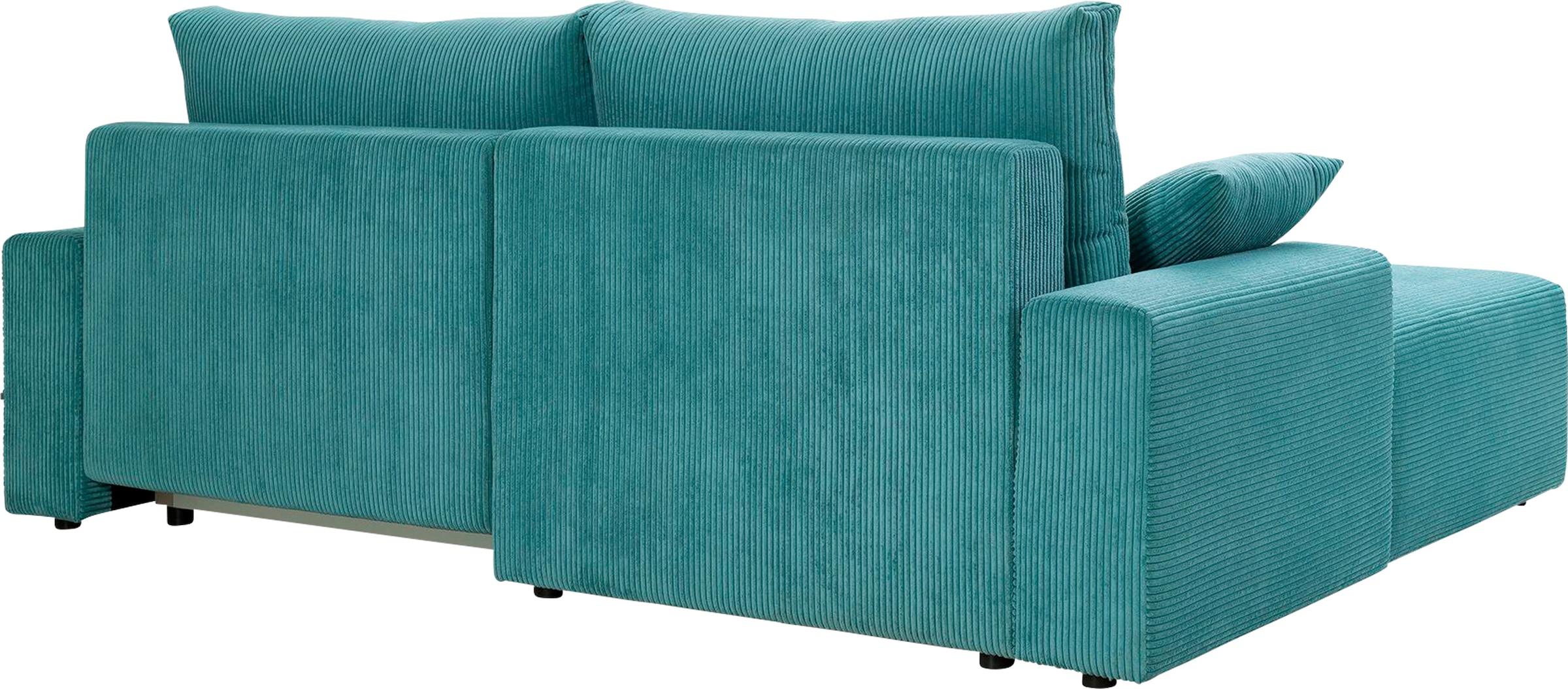 exxpo - sofa fashion Ecksofa und BAUR inklusive | in verschiedenen Bettfunktion Bettkasten kaufen »Orinoko«, Cord-Farben