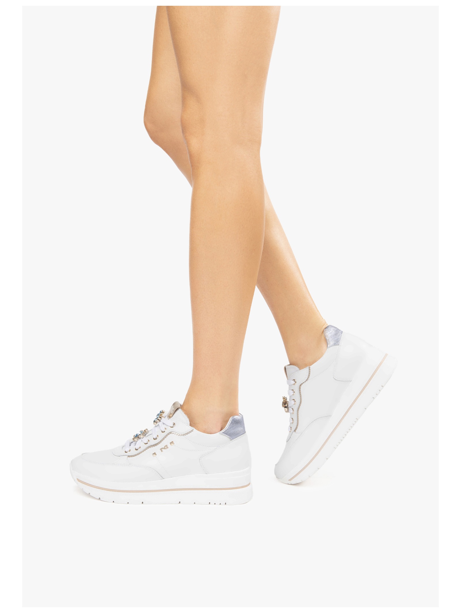 Nero Giardini Plateausneaker »Nero Giardini Sneaker Lederimitat/Nylon«